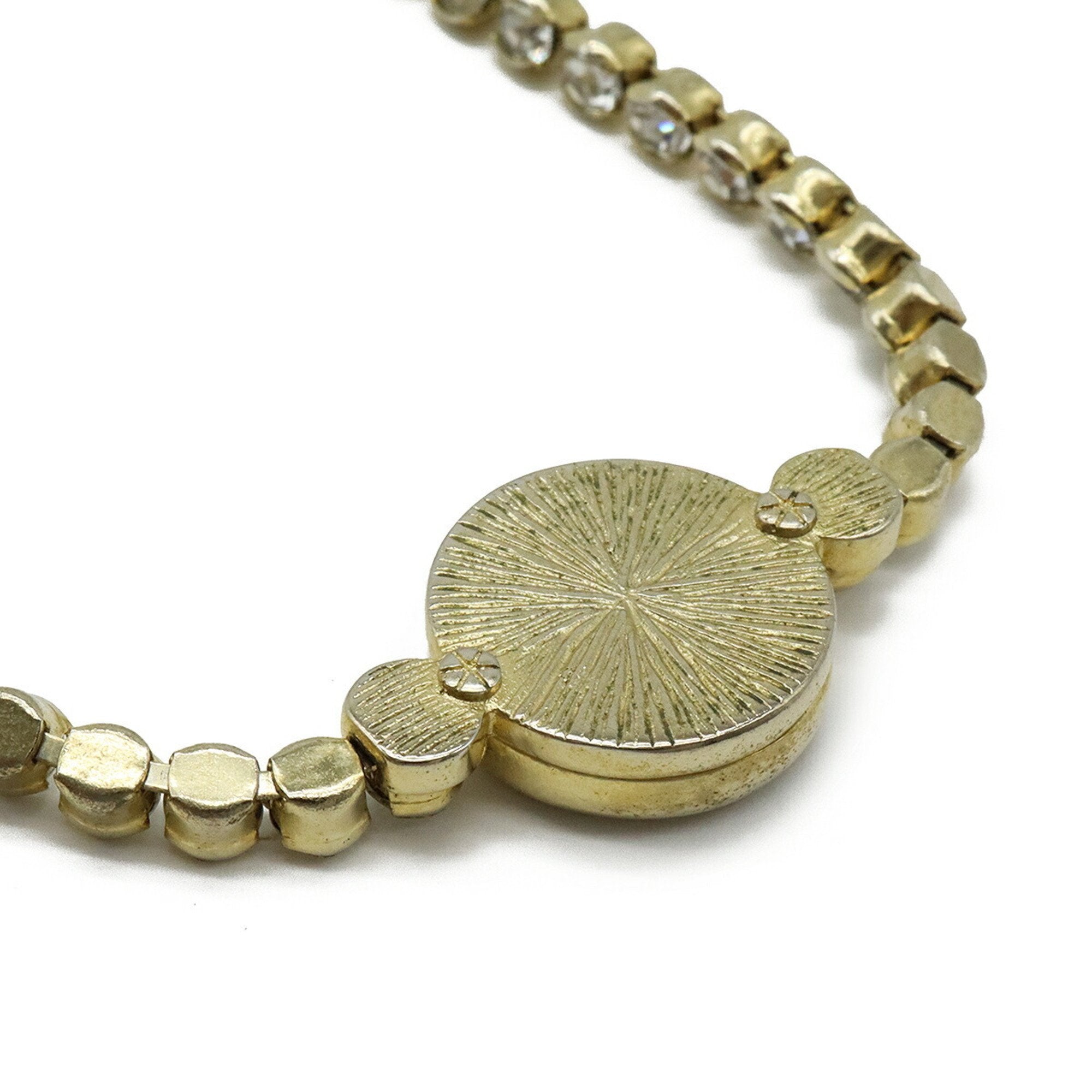 CC Logo Pendant Necklace Metal