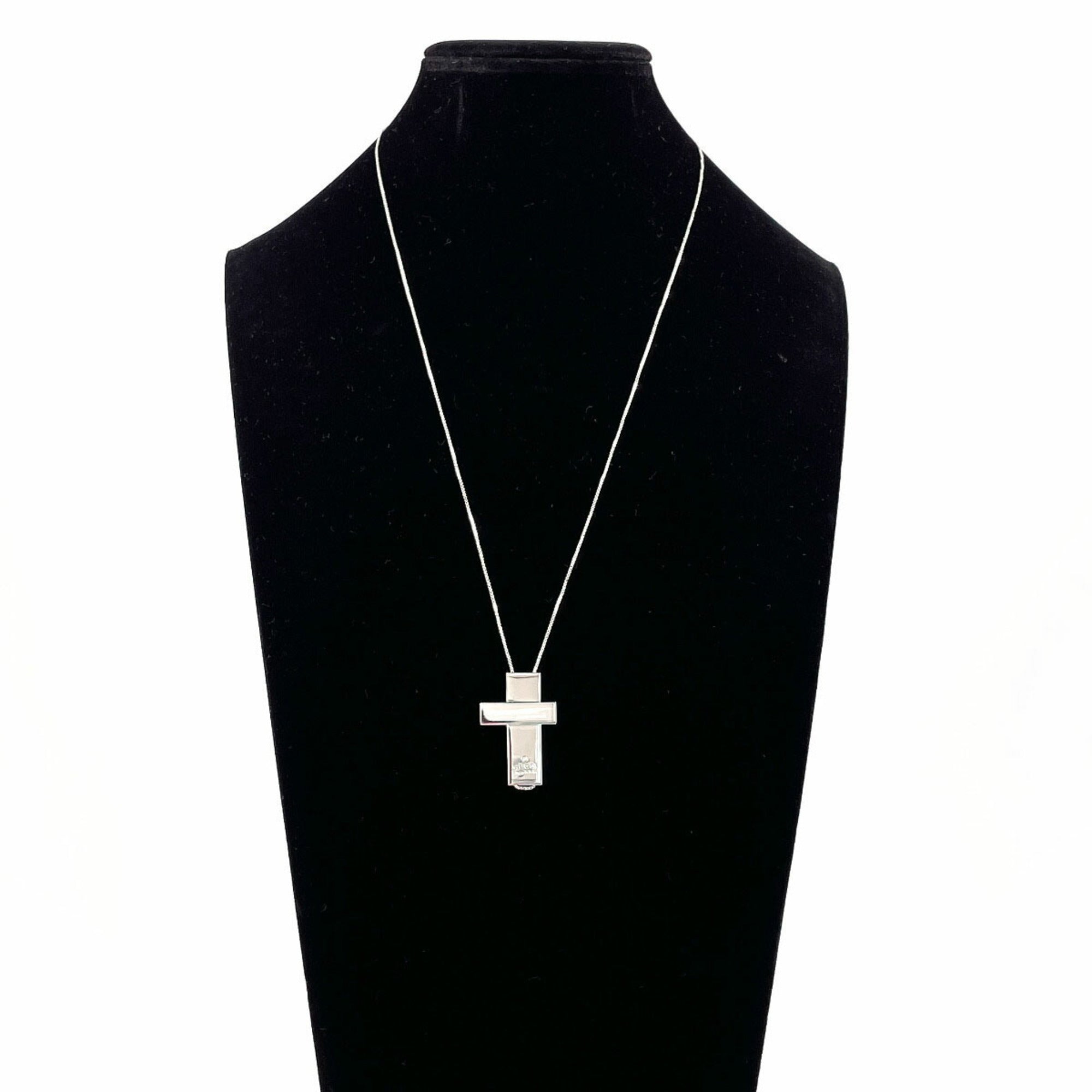 Separate Cross Pendant Necklace Sterling Silver