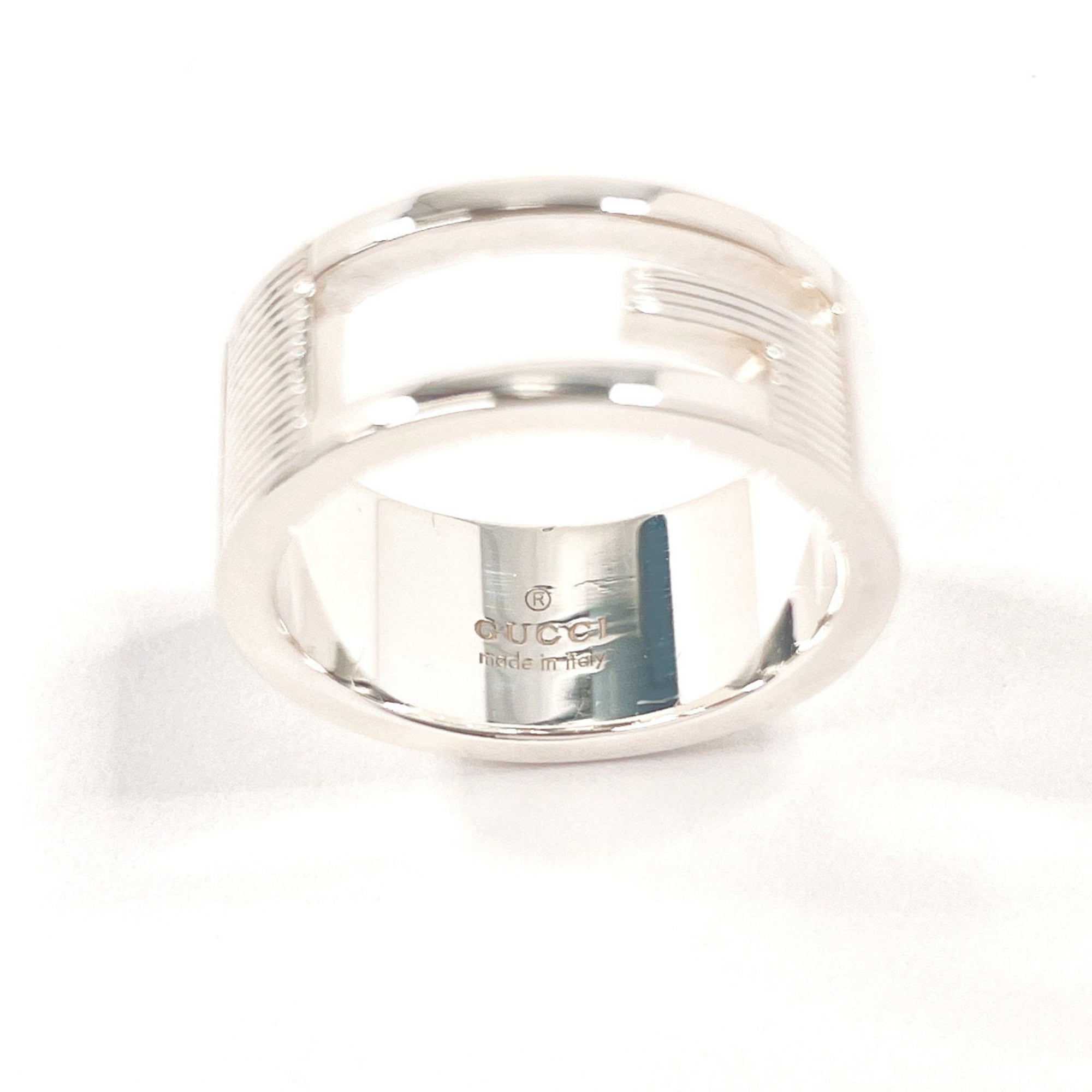 Cutout G Ring Sterling Silver