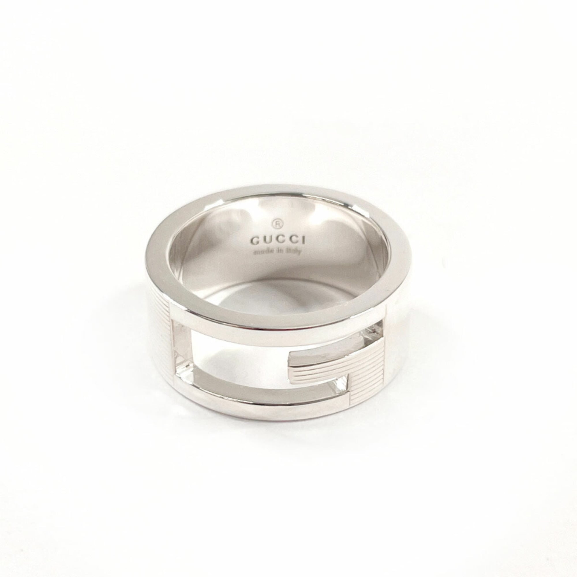 Cutout G Ring Sterling Silver