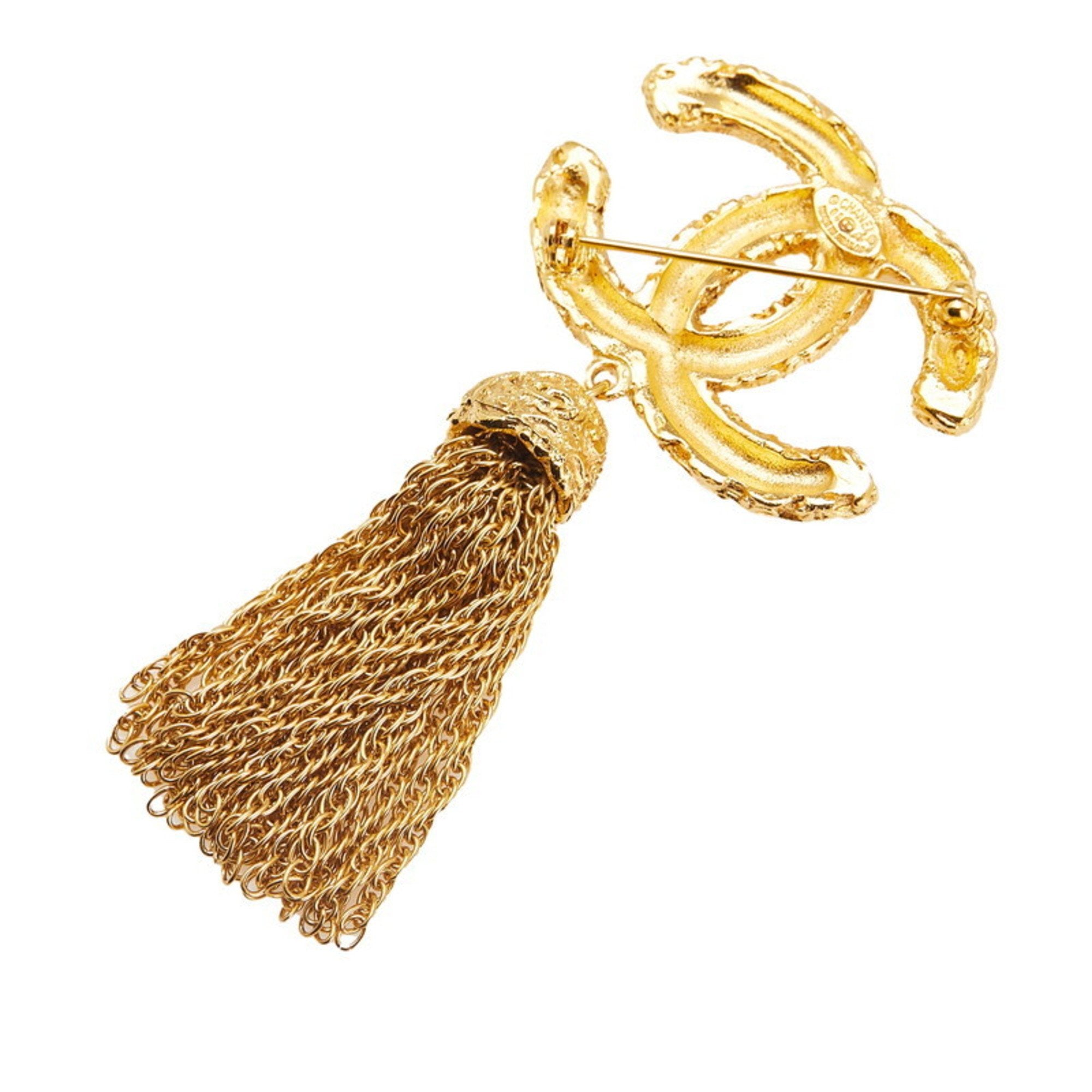 CC Logo Brooch Metal