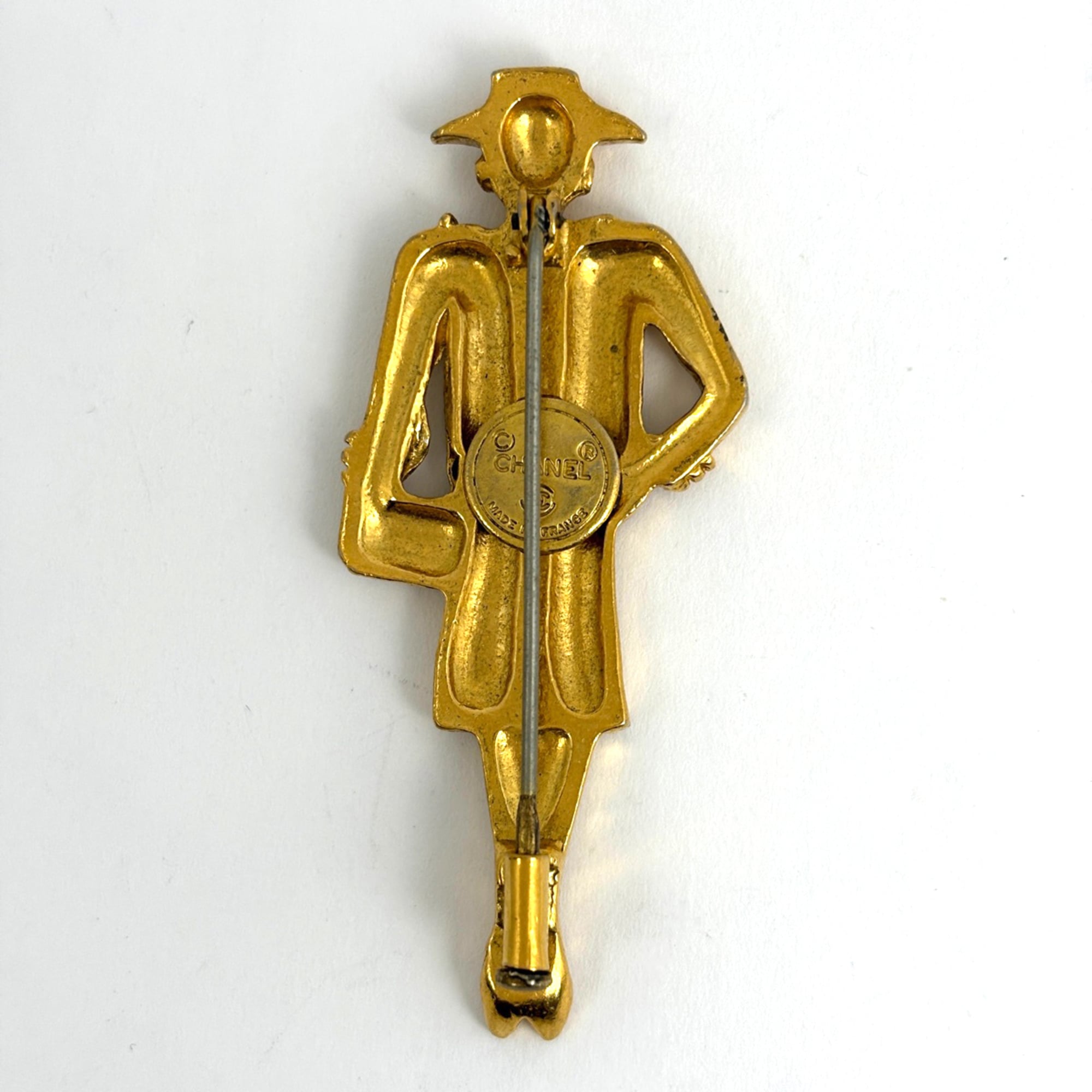 Brooch Mademoiselle Metal