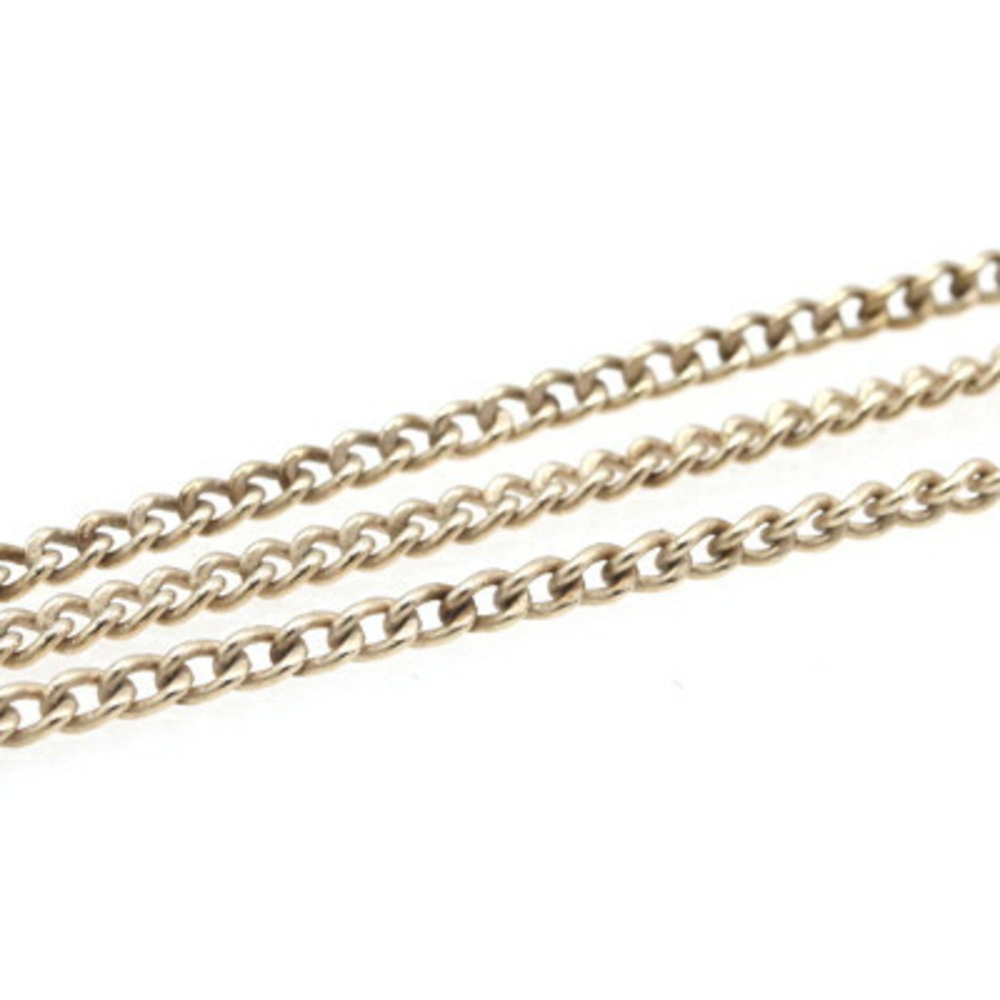 Pendant Necklace Metal Long Matte Gold
