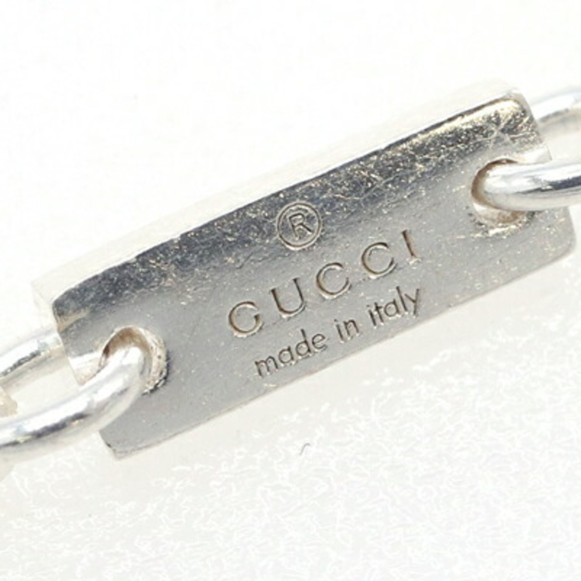 Double G Pendant Necklace Sterling Silver