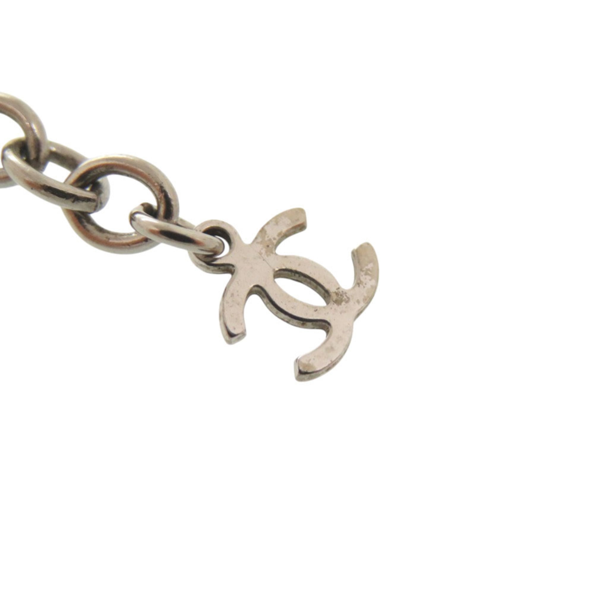 CC Logo Pendant Necklace Sterling Silver
