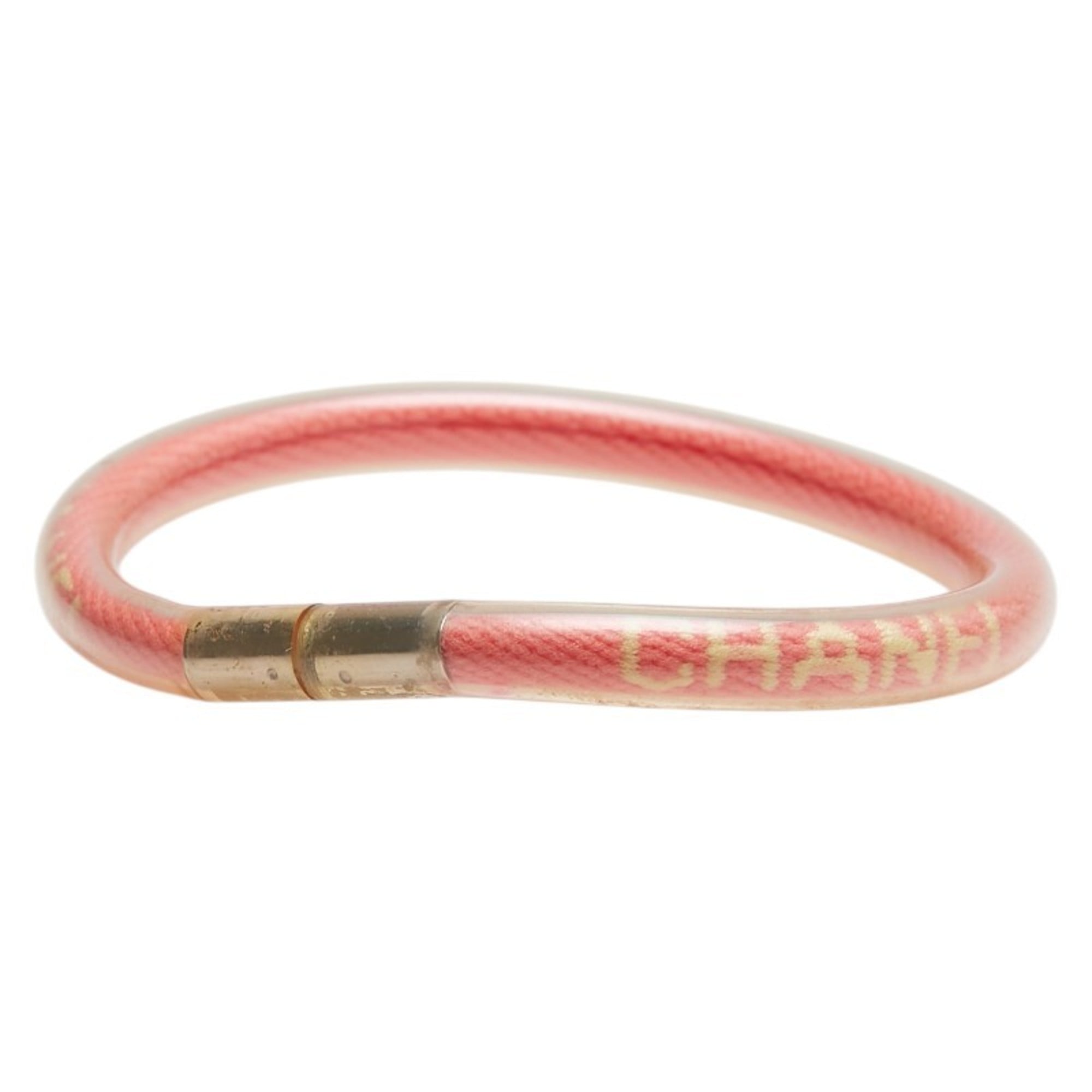 Sport Line Bracelet Clear and Pink Vinyl