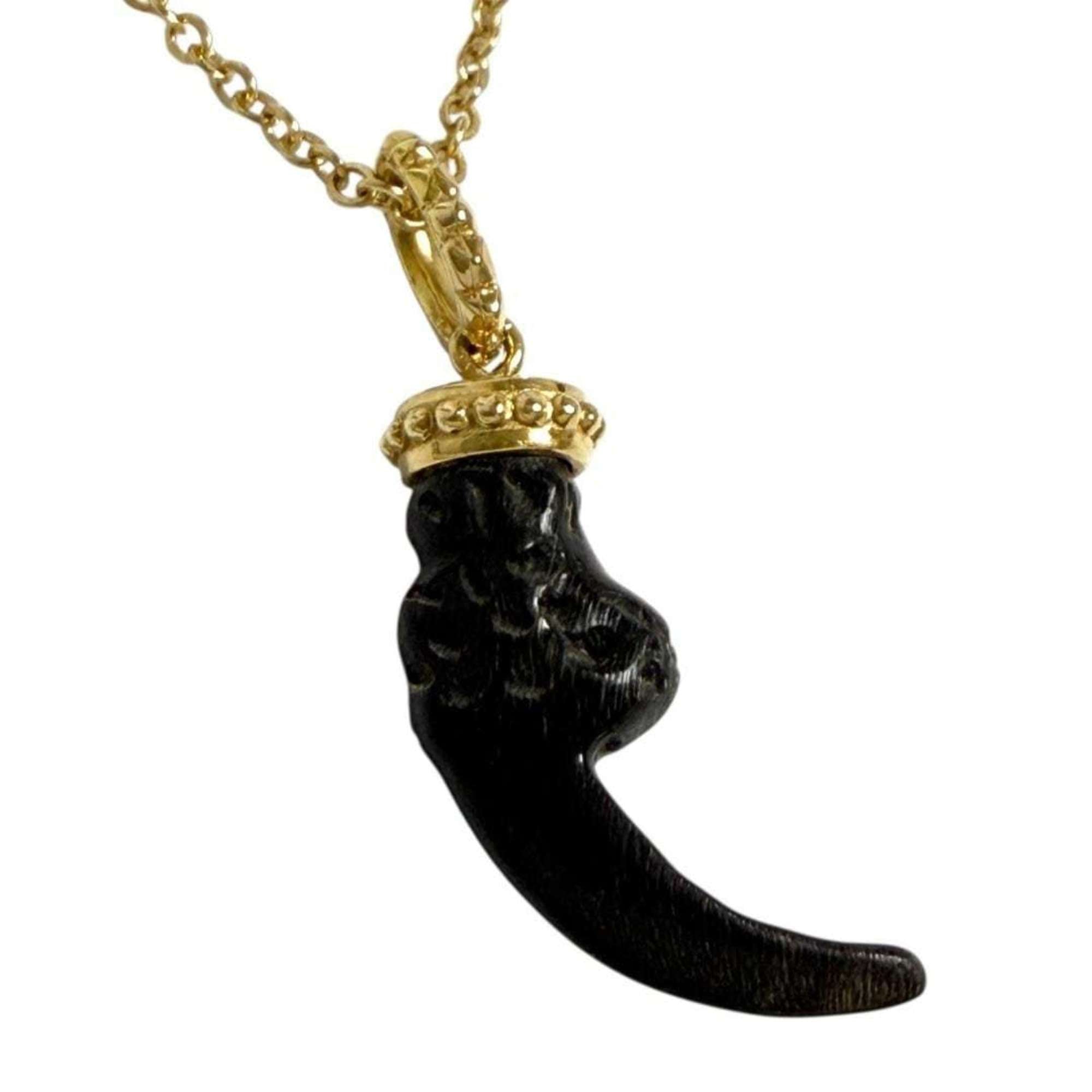 Pendant Necklace Metal and 18K Yellow Gold