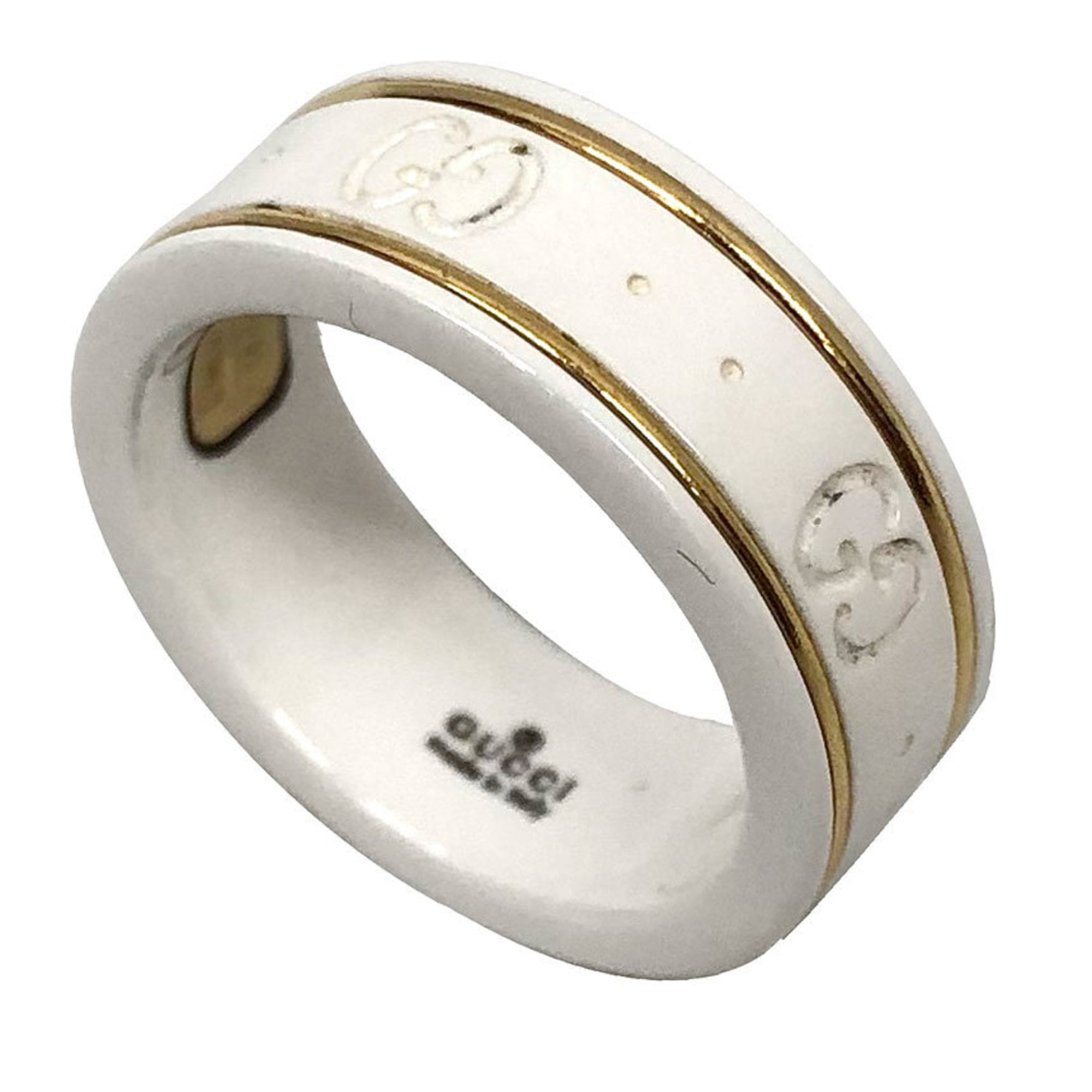 Icon Band Ring Yellow Gold