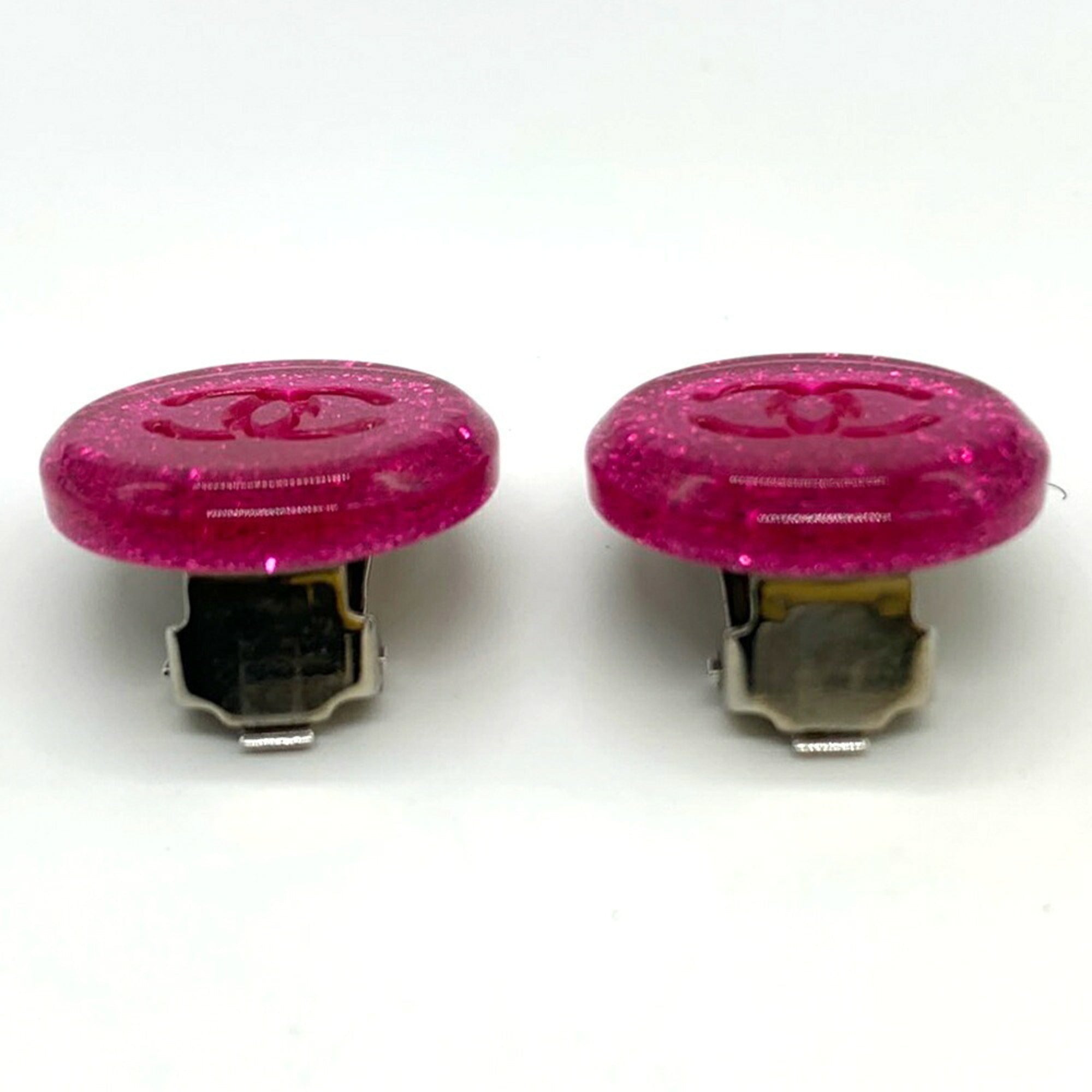 CC Logo Clip-On Earrings Metal