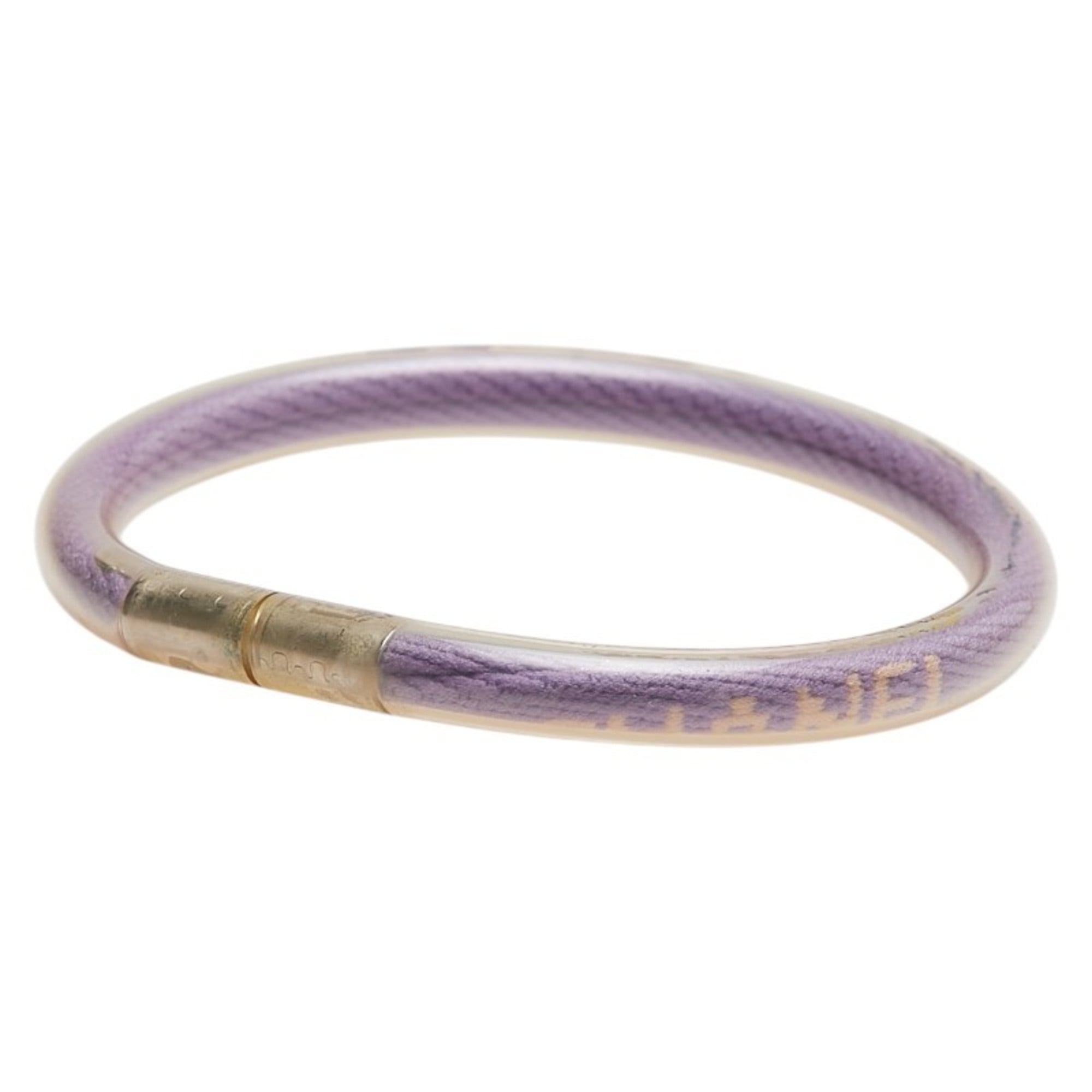 Bracelet Vinyl Clear and Purple