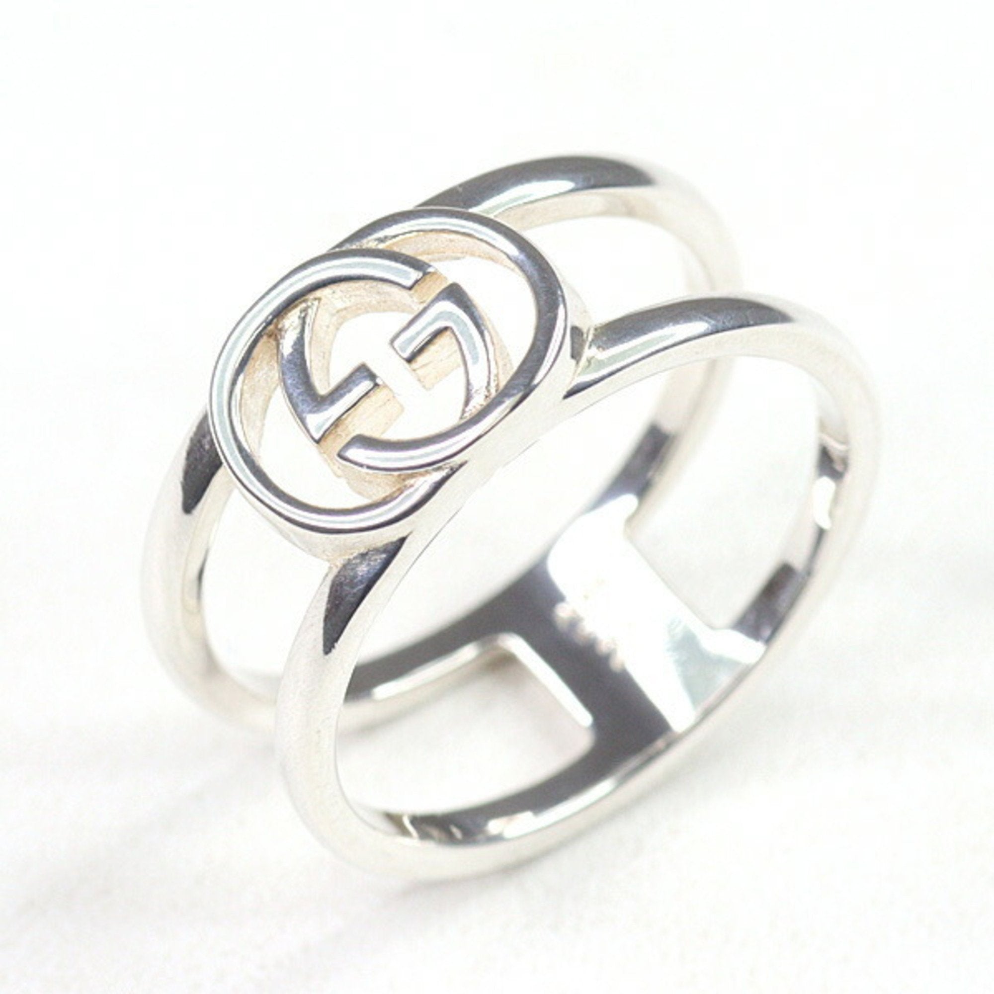 Interlocking Band Ring Sterling Silver