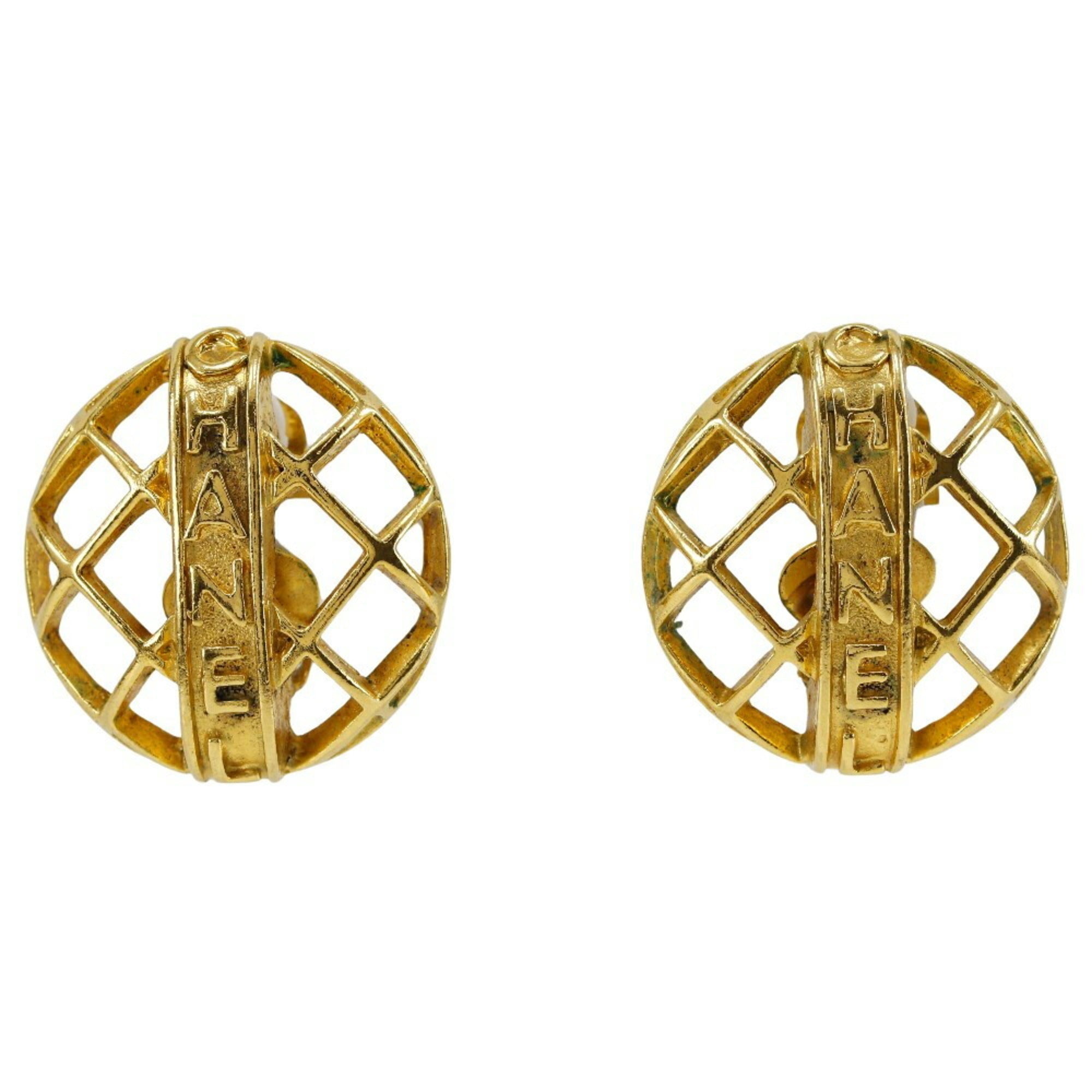 Earrings Gold-Tone Metal