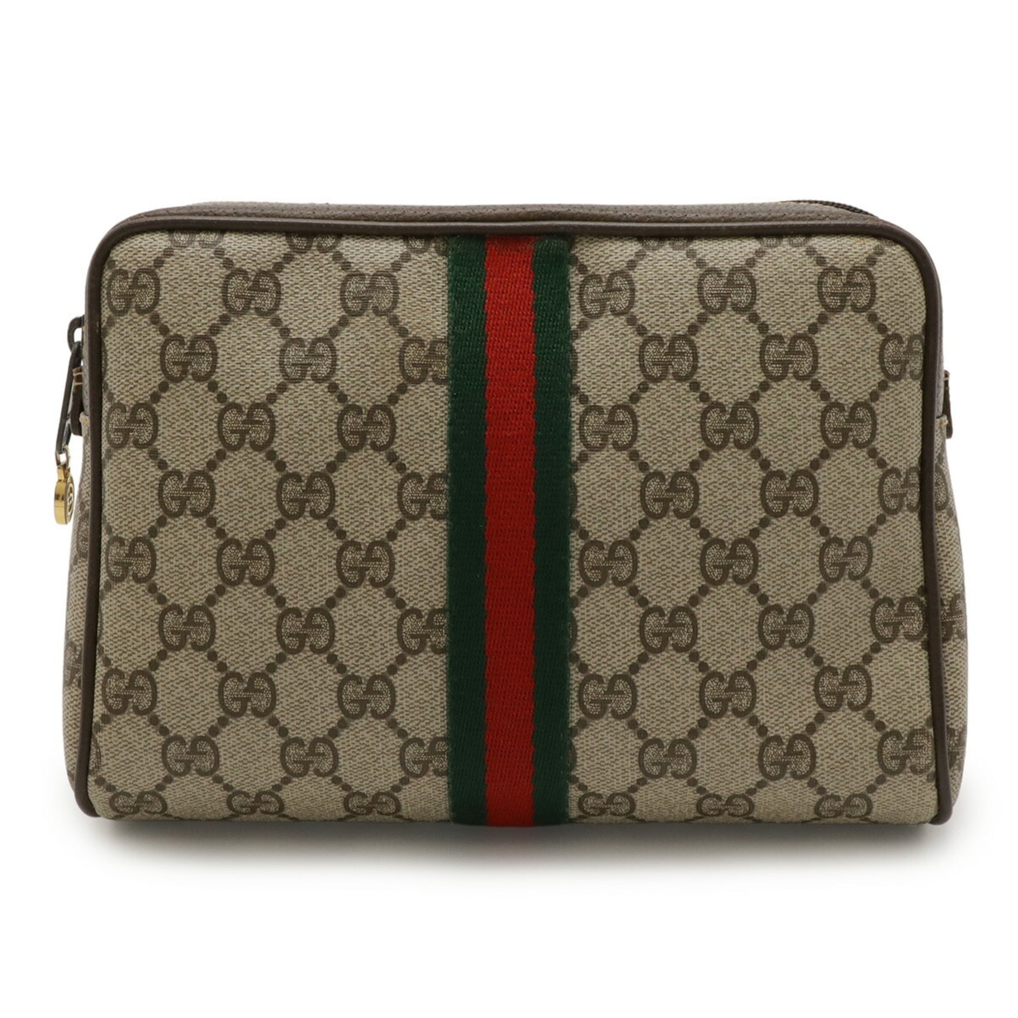 Vintage Web Crossbody Bag GG Coated Canvas Small