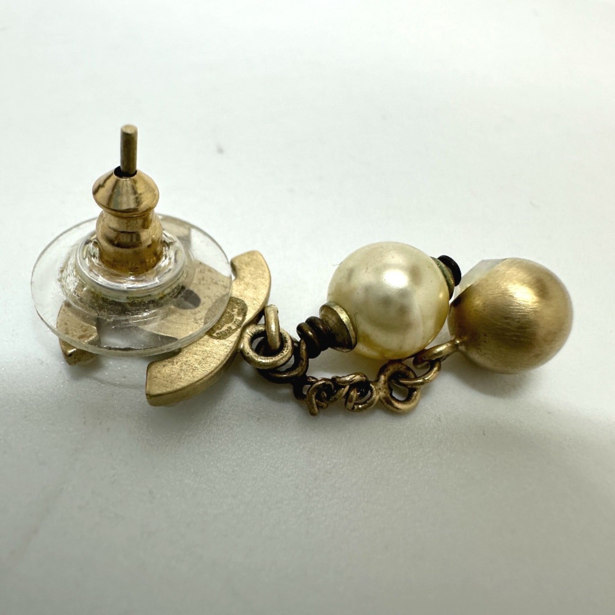 Earrings Gold-Tone Metal