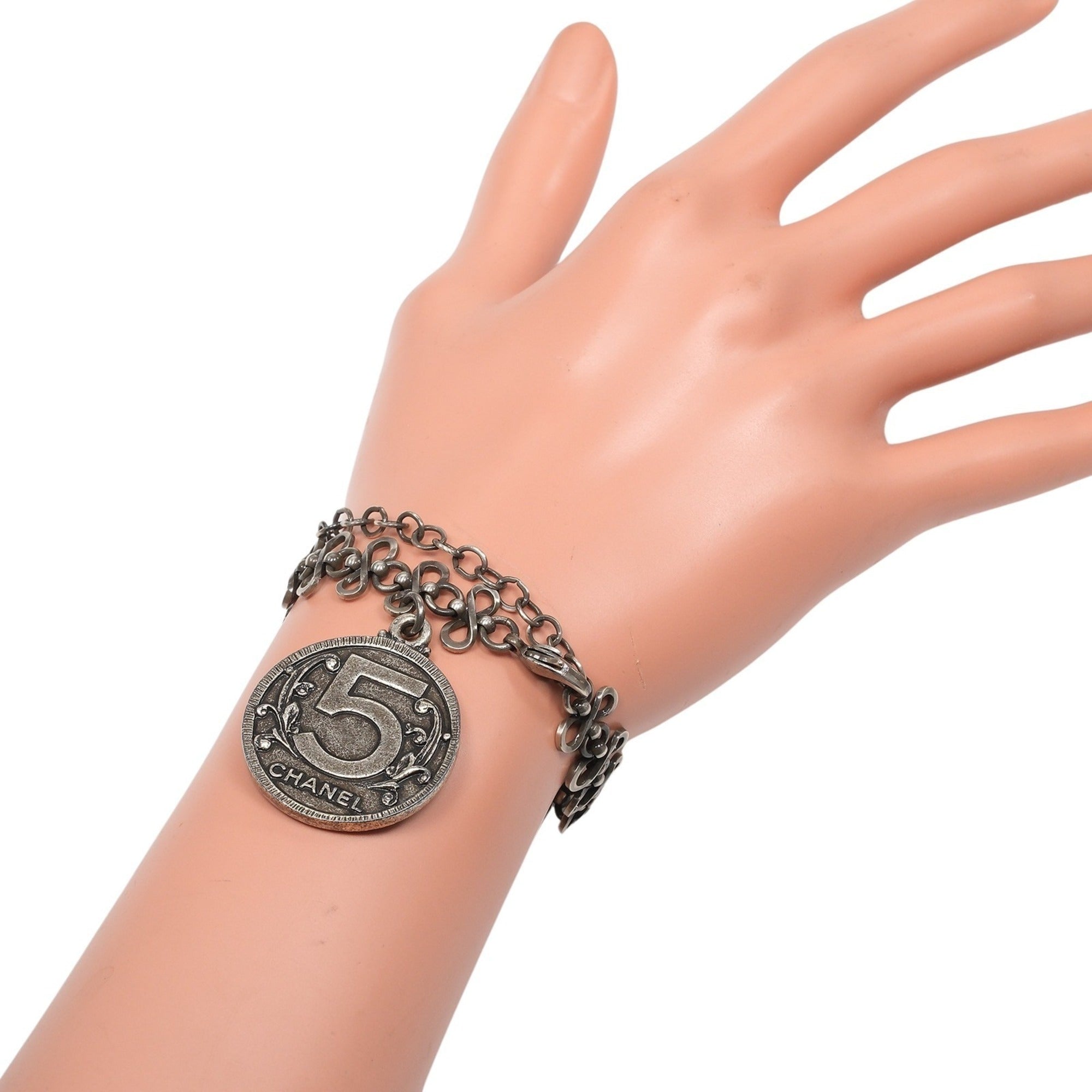 Mademoiselle Coin 03P Medal Bracelet Metal