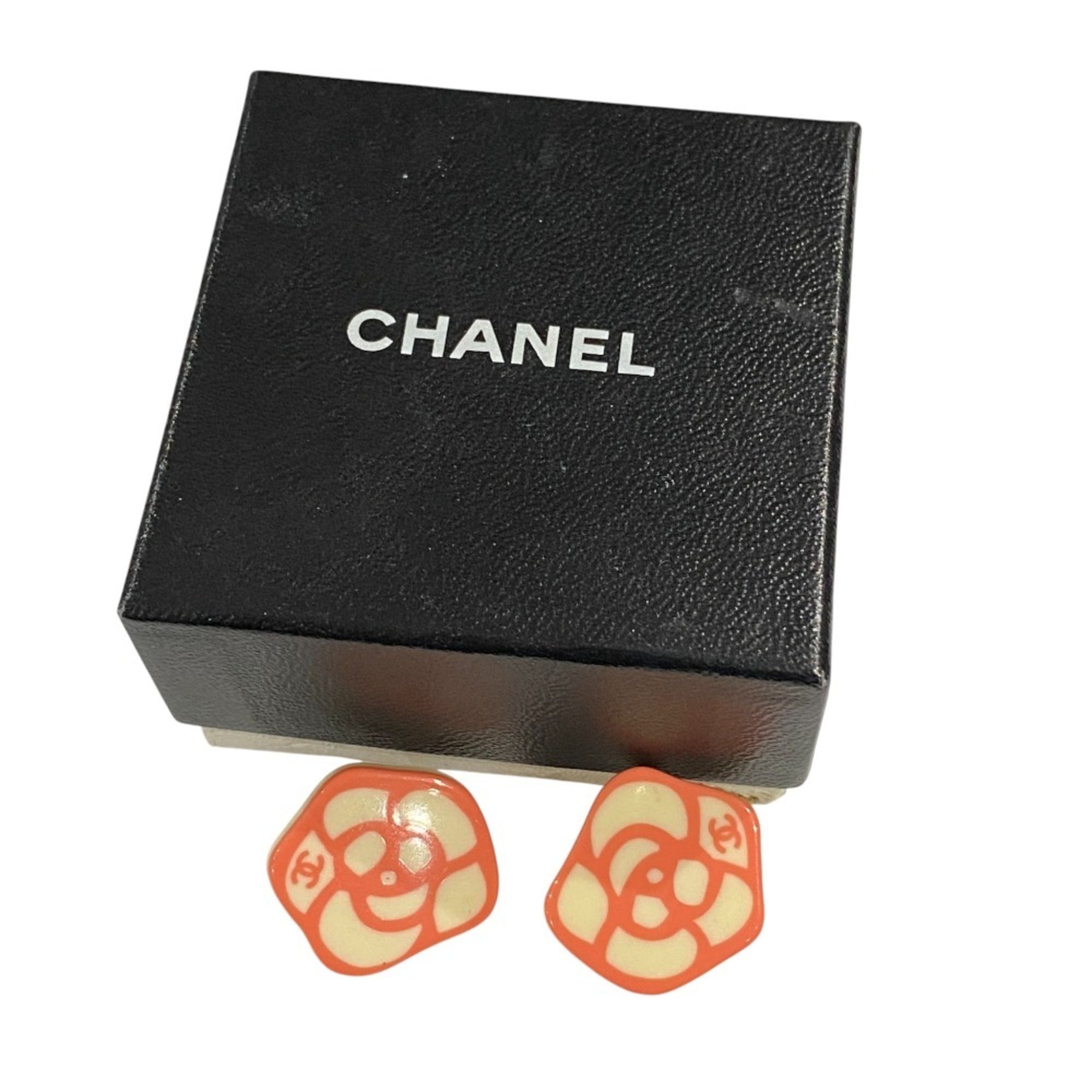 CC Logo Clip-On Earrings Metal