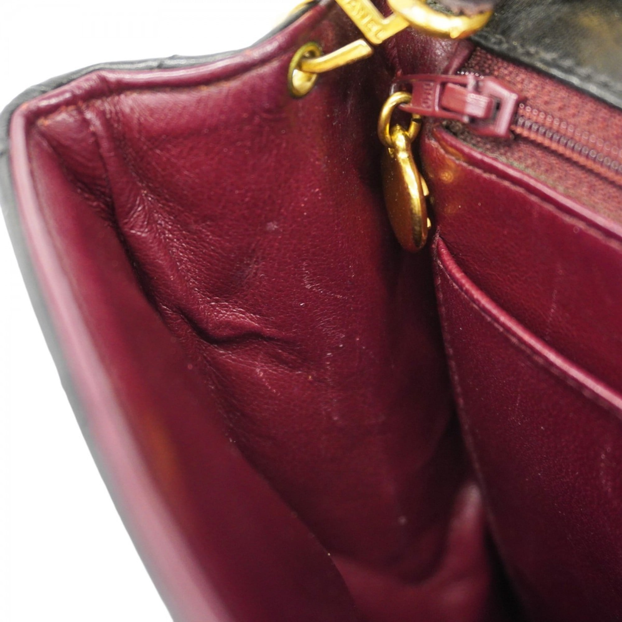 Vintage Square CC Flap Bag Quilted Lambskin Medium