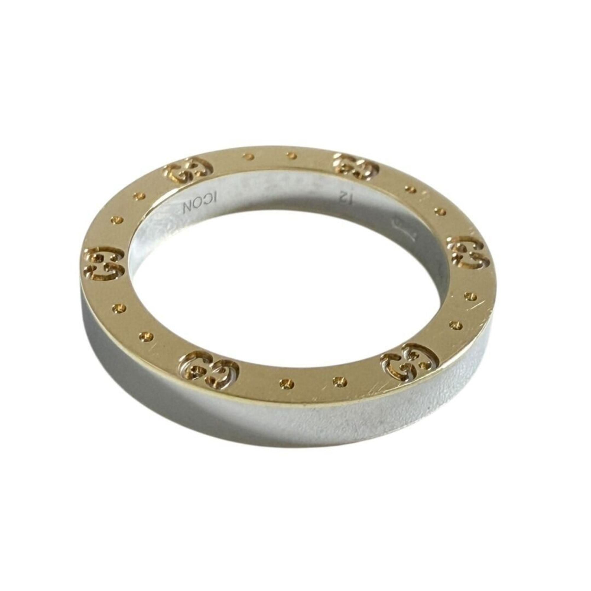 Ring 18K Yellow Gold and Stainless Steel