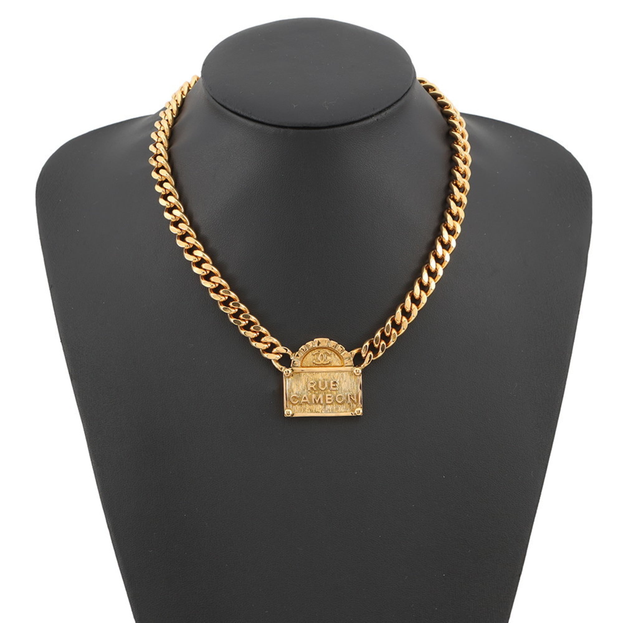 Rue Cambon Pendant Necklace Metal