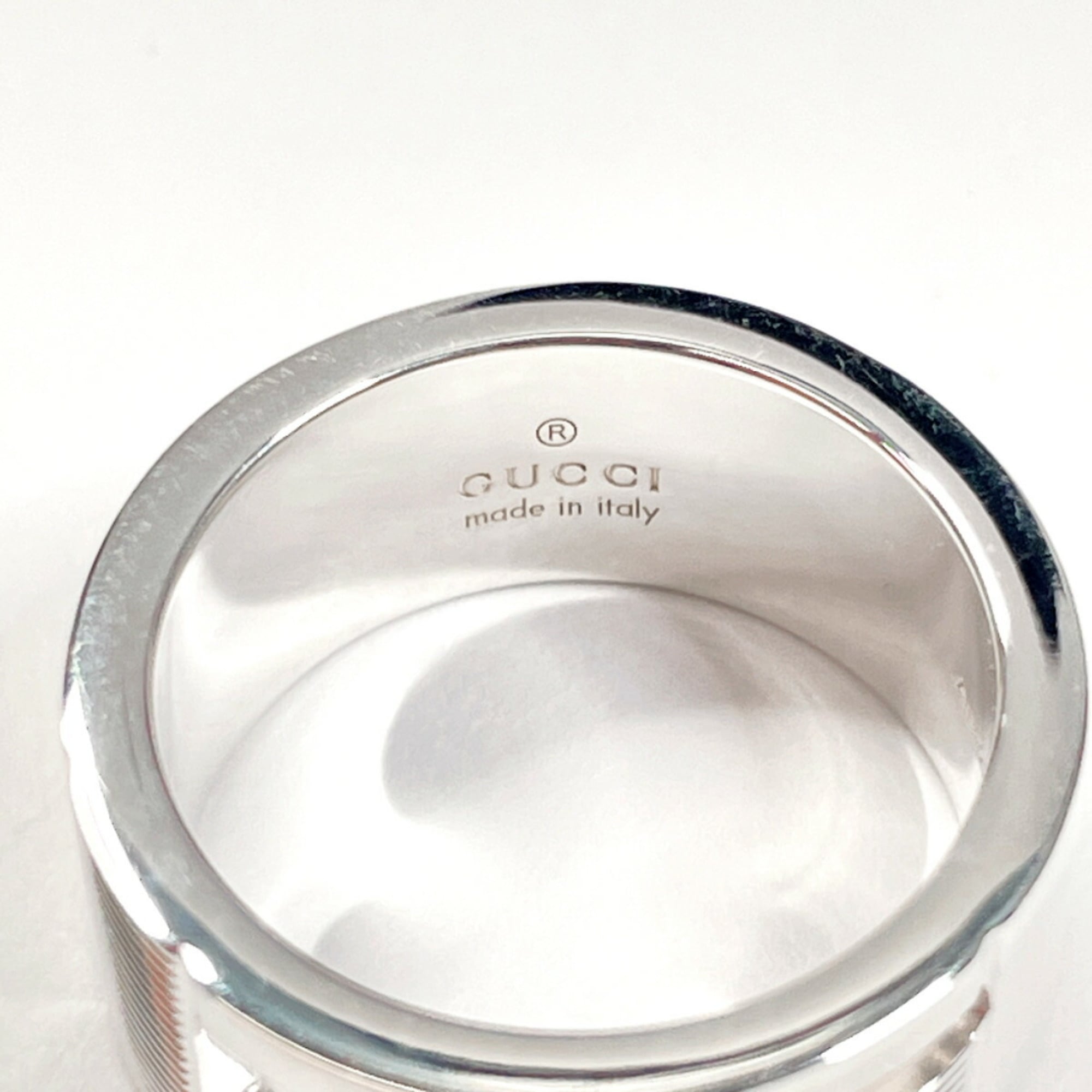 Cutout G Ring Sterling Silver