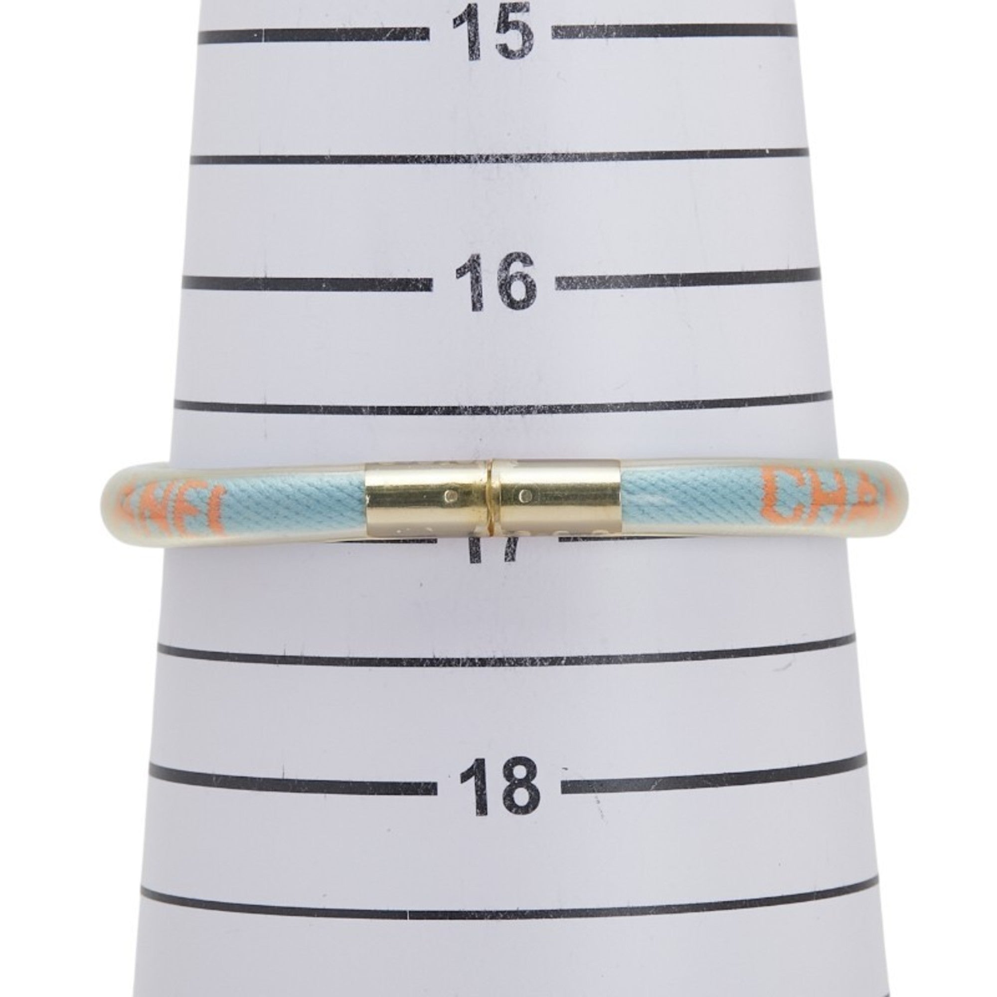 Bracelet Vinyl Blue and Gold