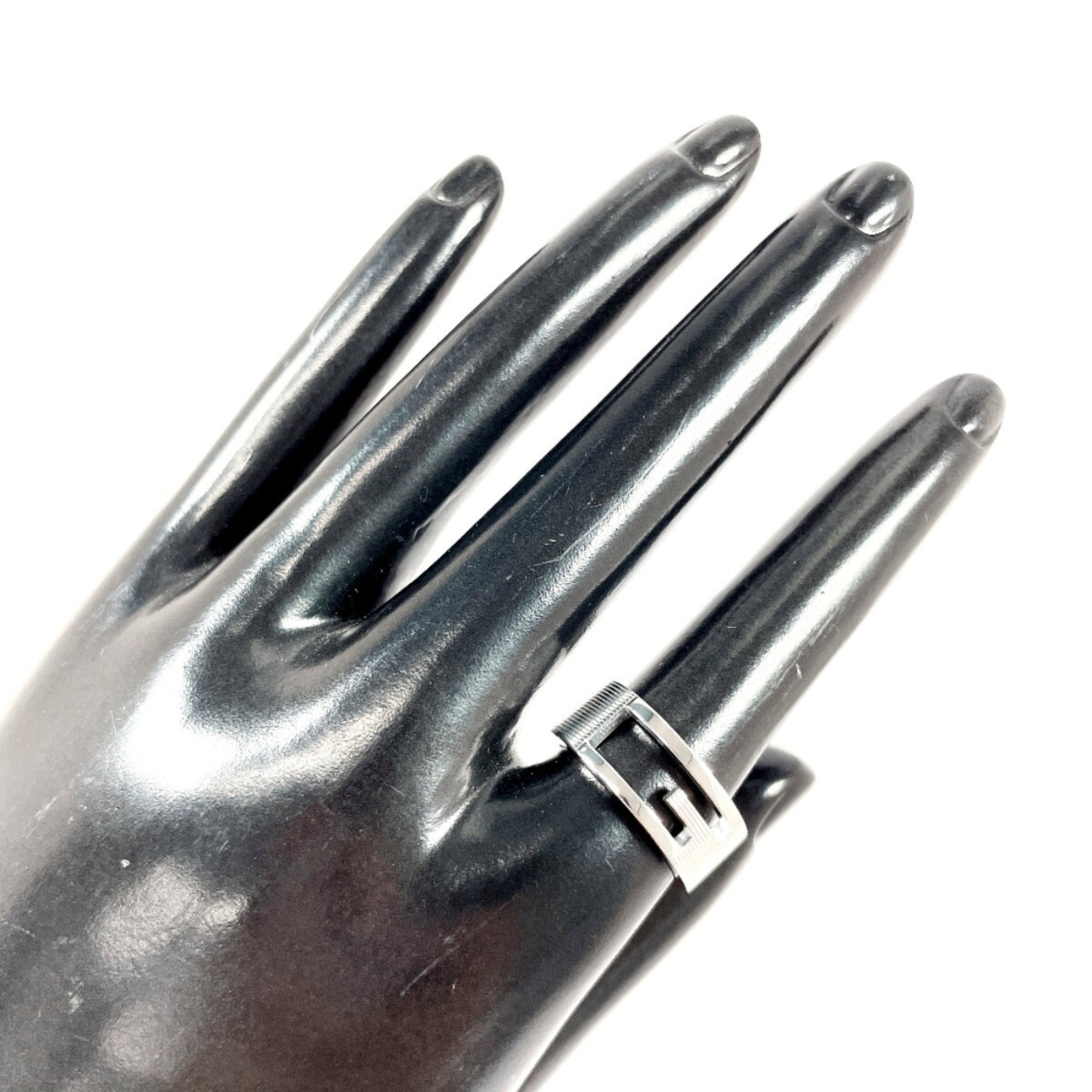 G Cutout Ring Sterling Silver