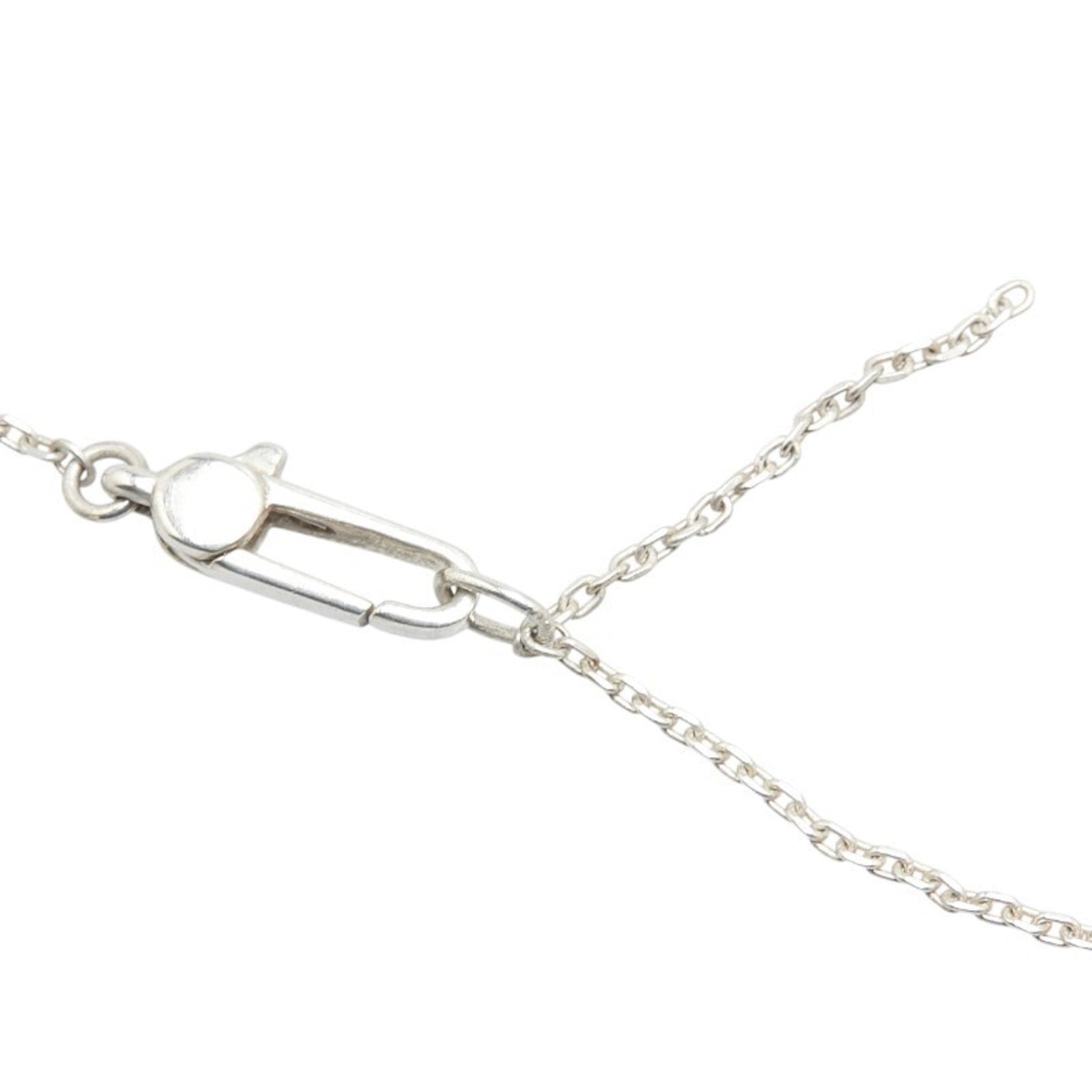 Heart Plate Pendant Necklace Sterling Silver