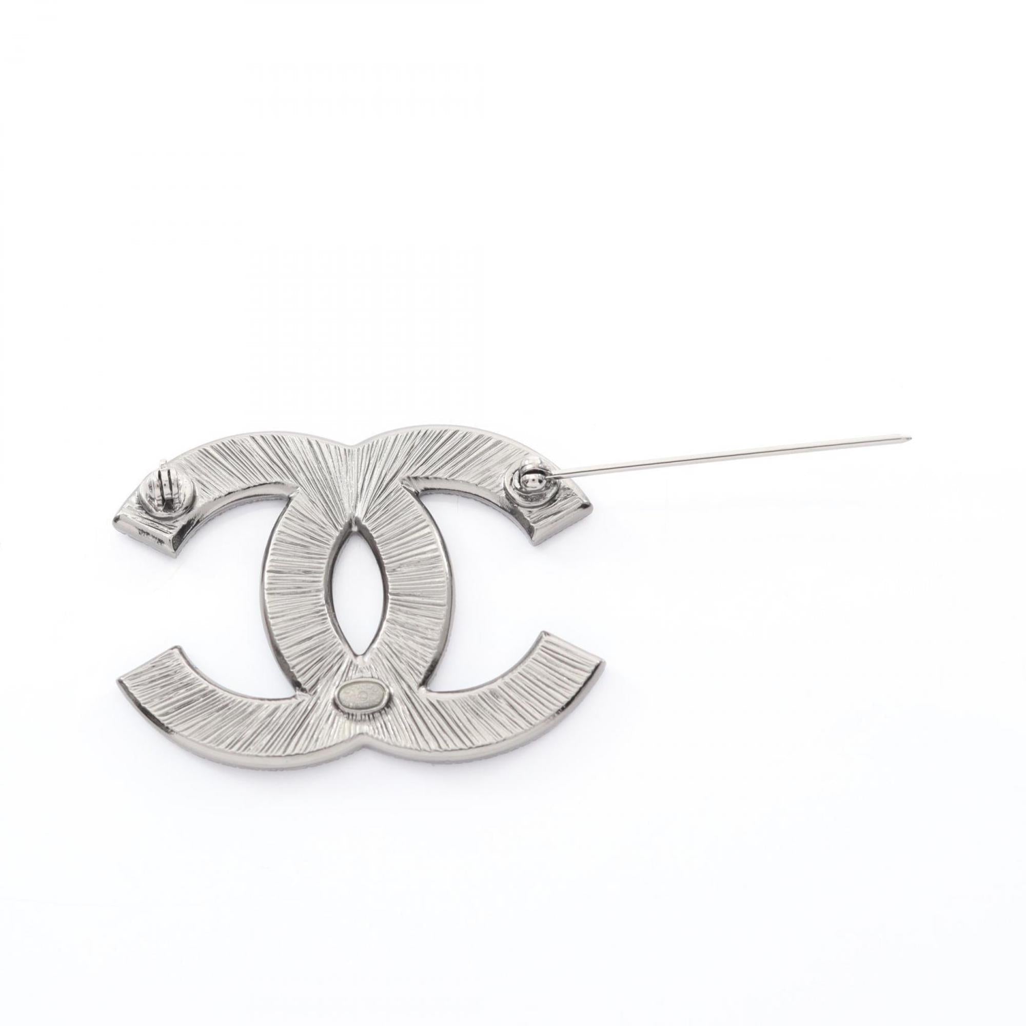 CC Logo Brooch Sterling Silver