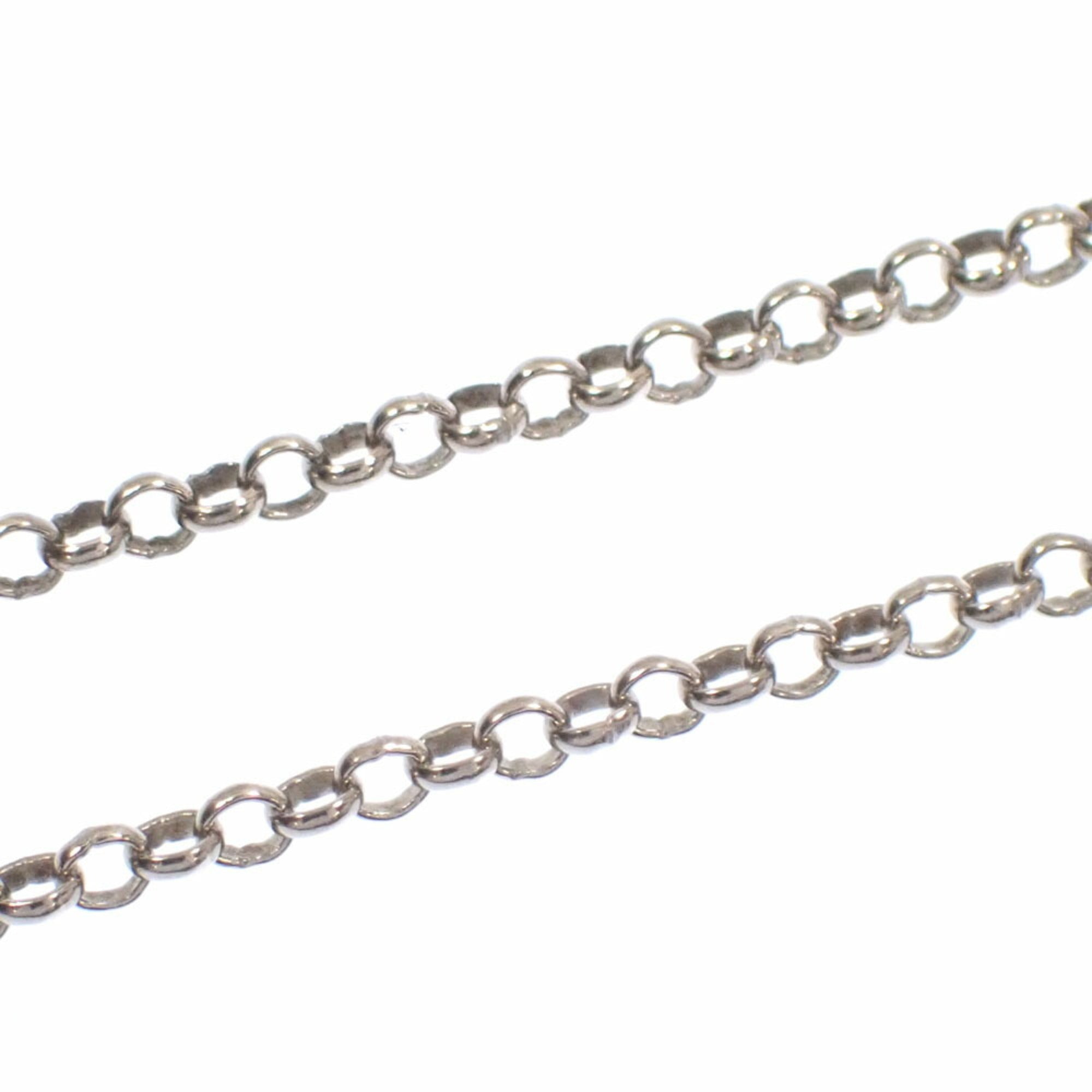 Interlocking G Pendant Necklace Sterling Silver