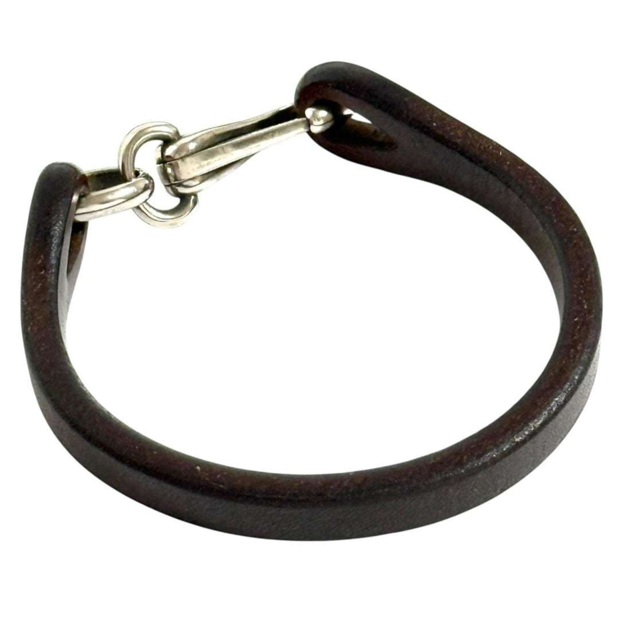 Bracelet Leather and Sterling Silver