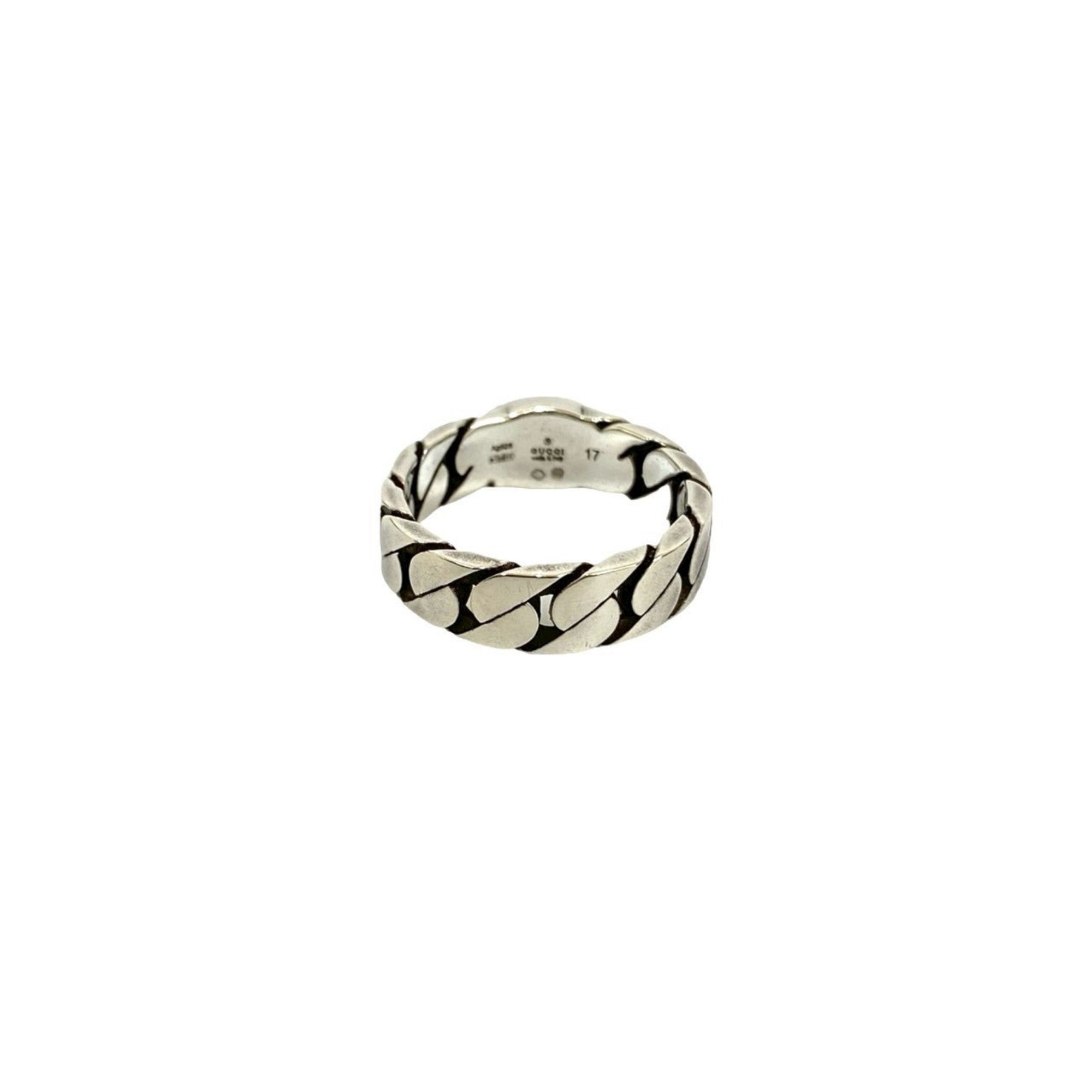 Interlocking G Ring Sterling Silver