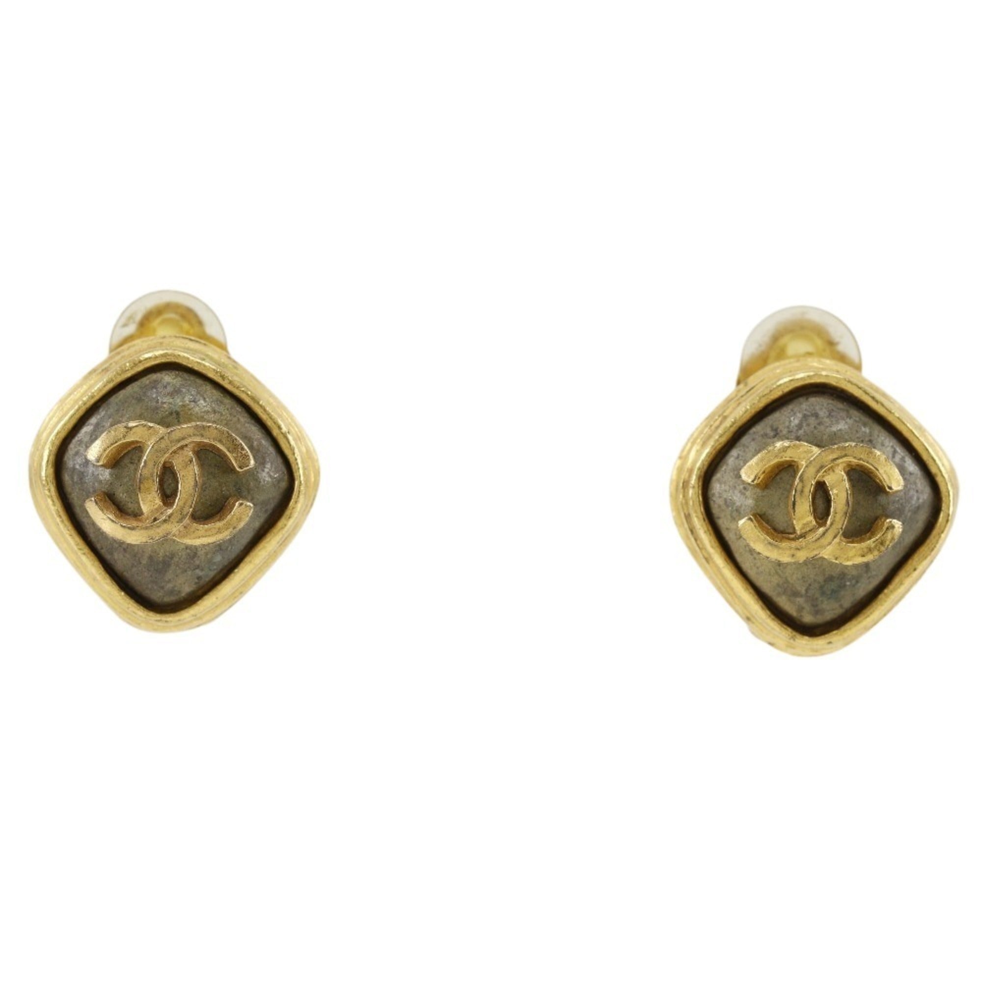 Clip-On Earrings Clip-On Gold-Tone Metal