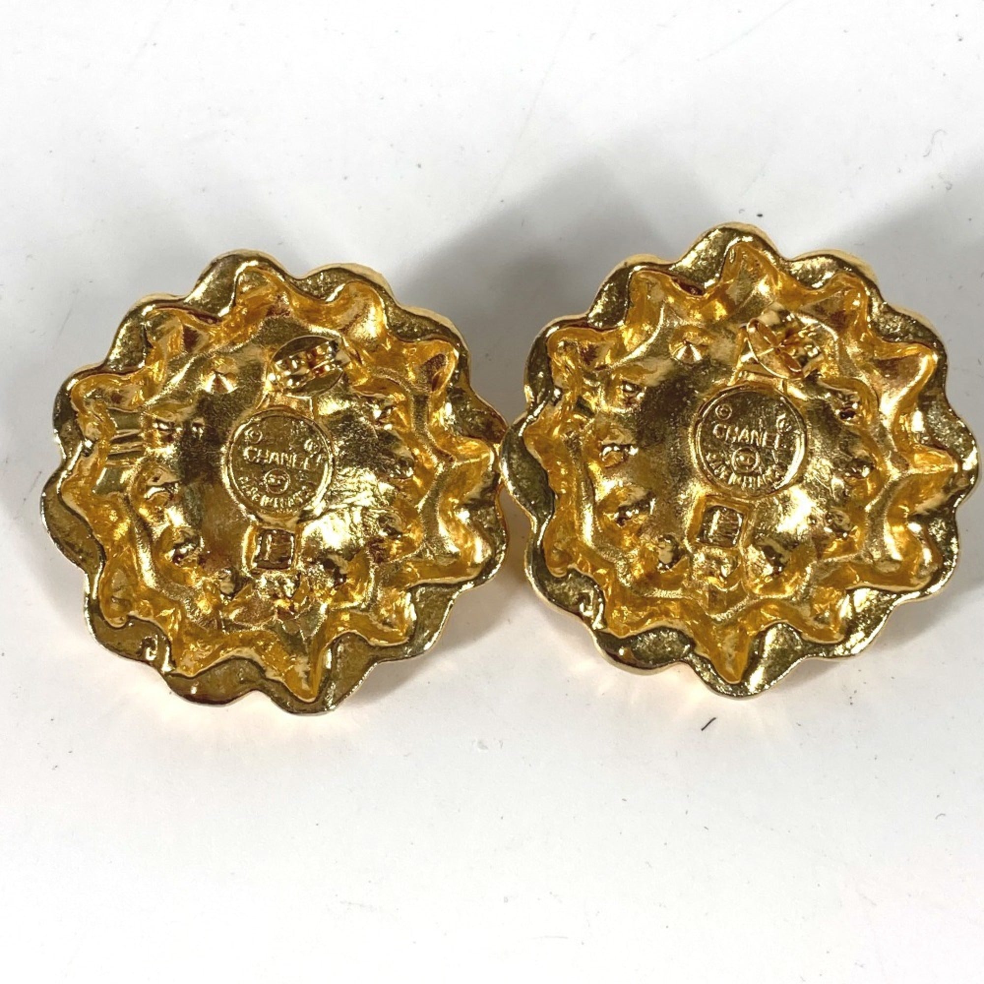Vintage Earrings Pearl Silver-Tone Metal