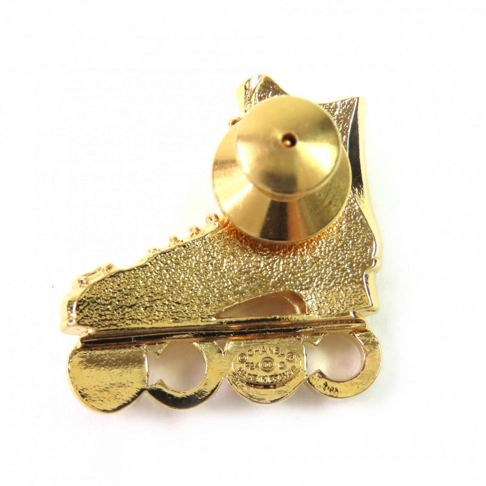 CC Logo Brooch Metal
