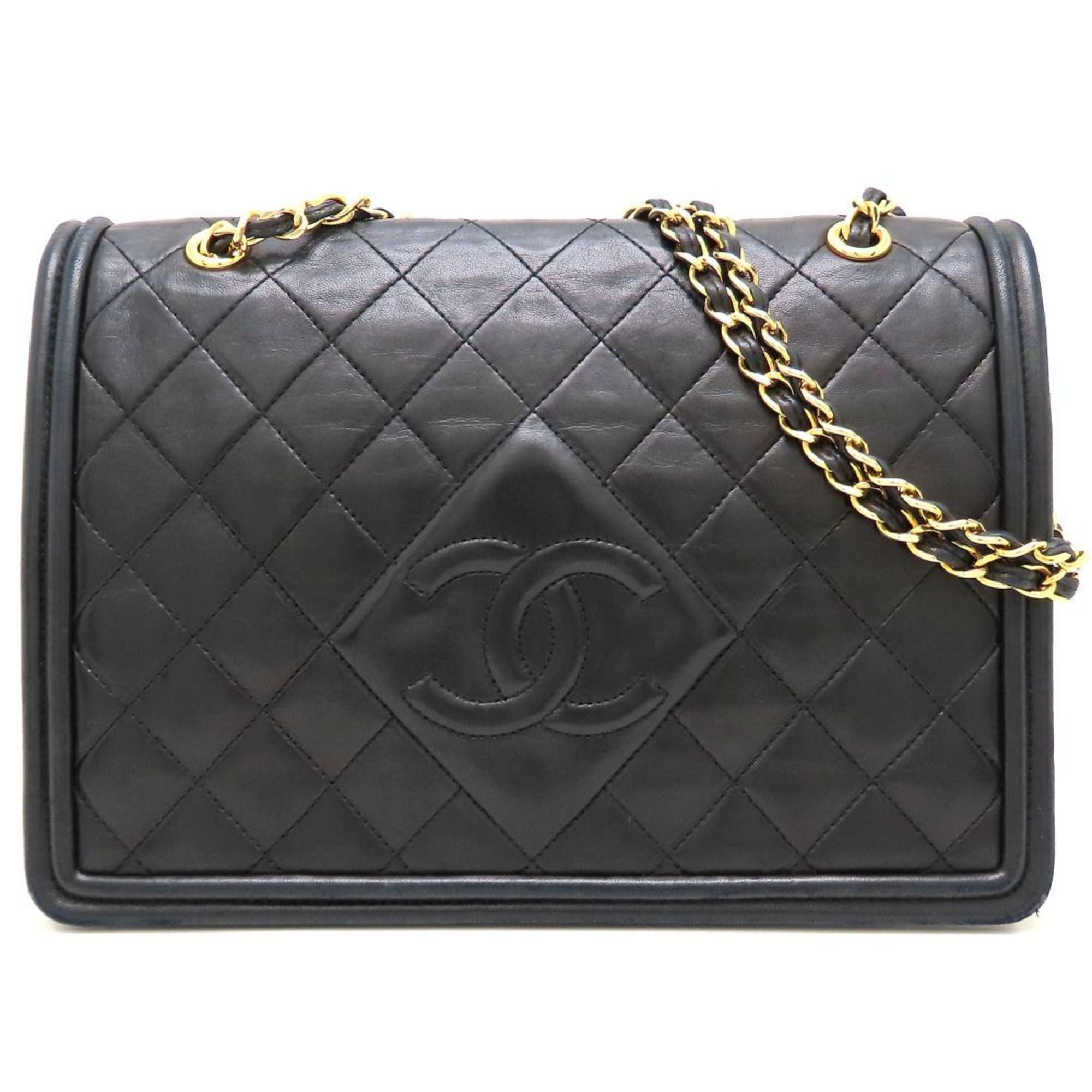 Vintage Diamond CC Flap Bag Quilted Lambskin Medium