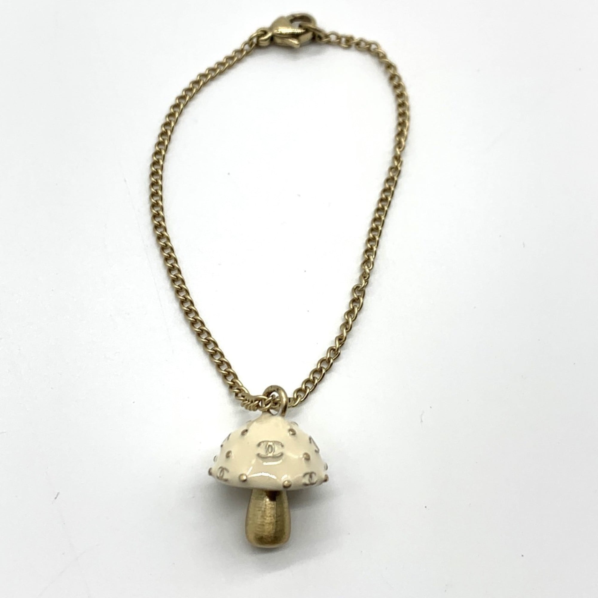 CC Logo Bracelet Gold-Tone Metal
