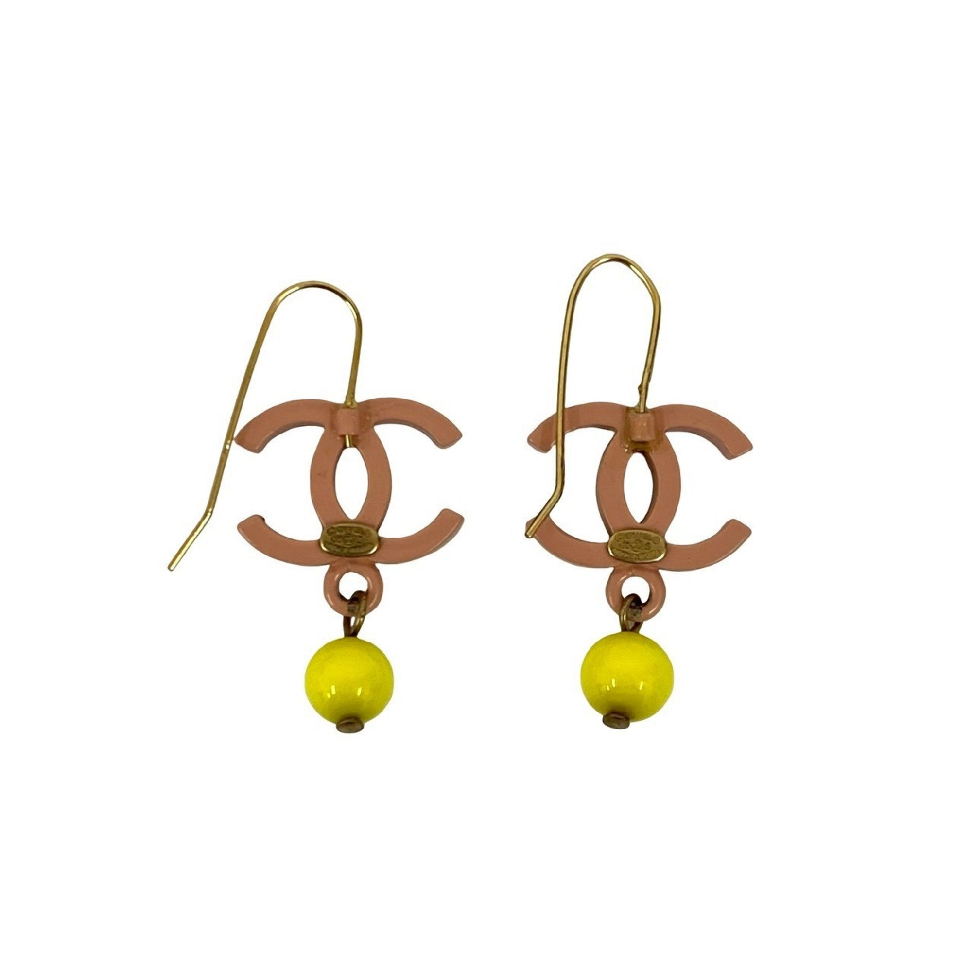 CC Logo Ball Earrings Metal