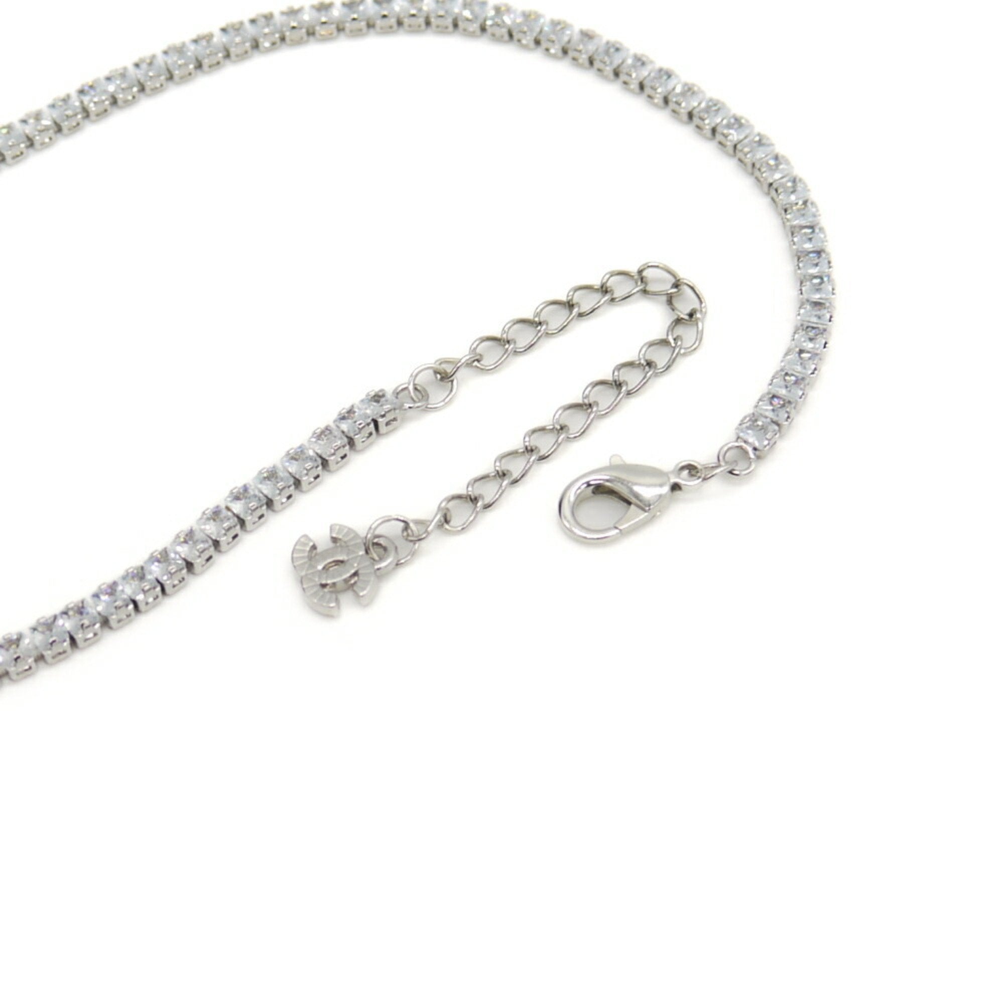 CC Logo Pendant Necklace Metal