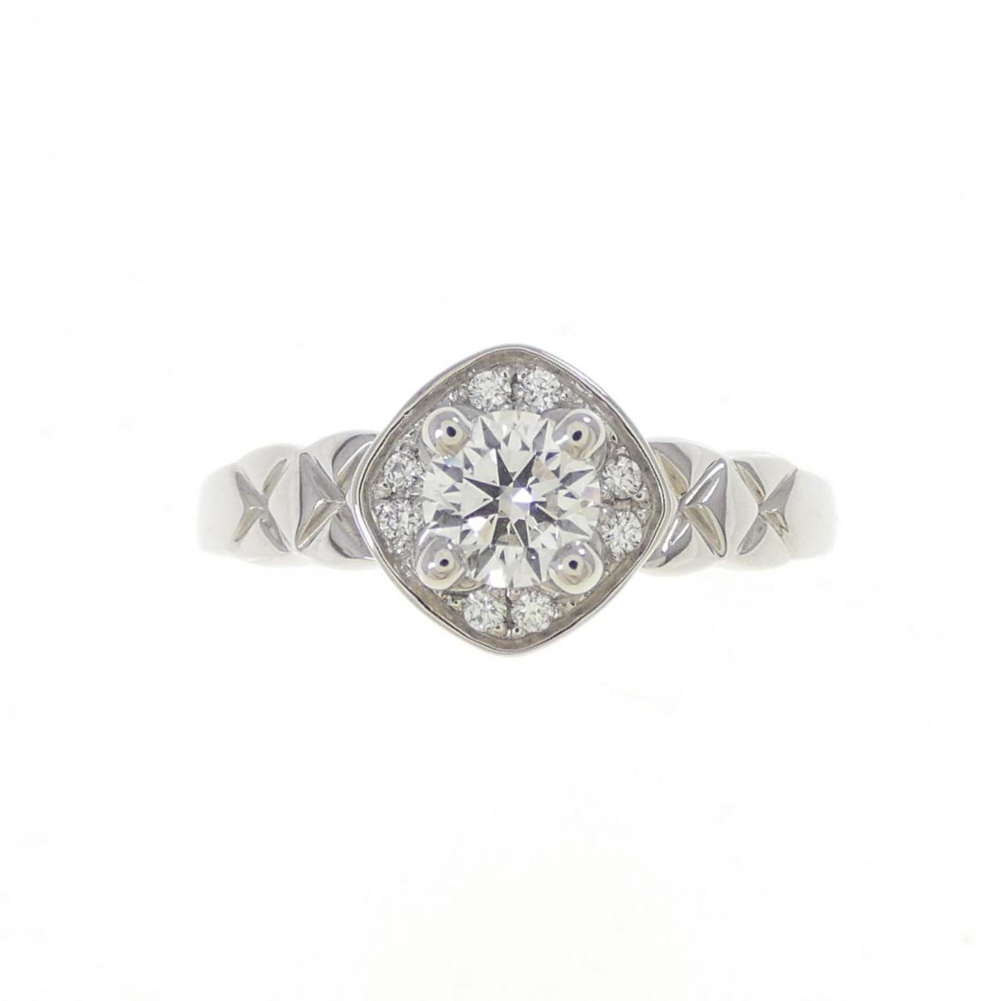 Coco Crush Ring Platinum with Diamond