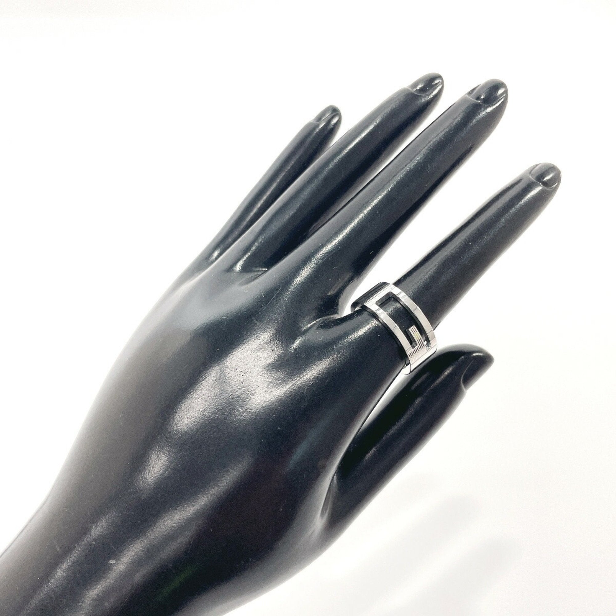 Cutout G Ring Sterling Silver