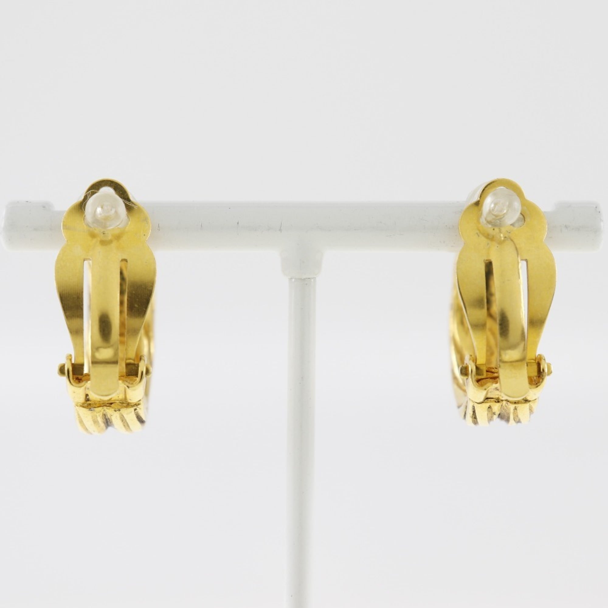 Clip-On Earrings Clip-On Gold-Tone Metal