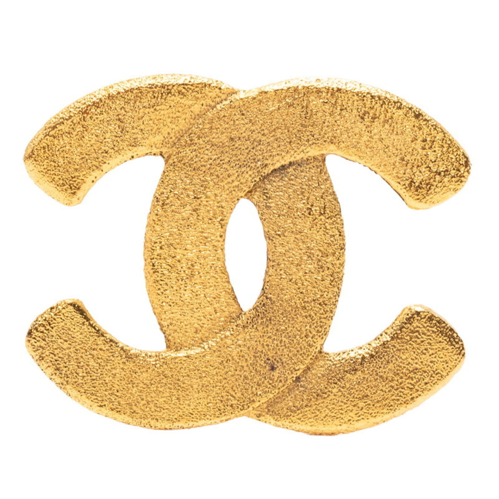 CC Logo Brooch Metal