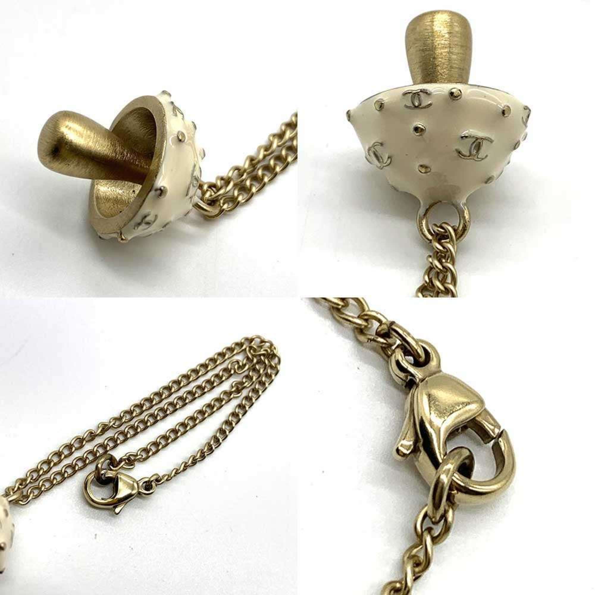 CC Logo Bracelet Gold-Tone Metal