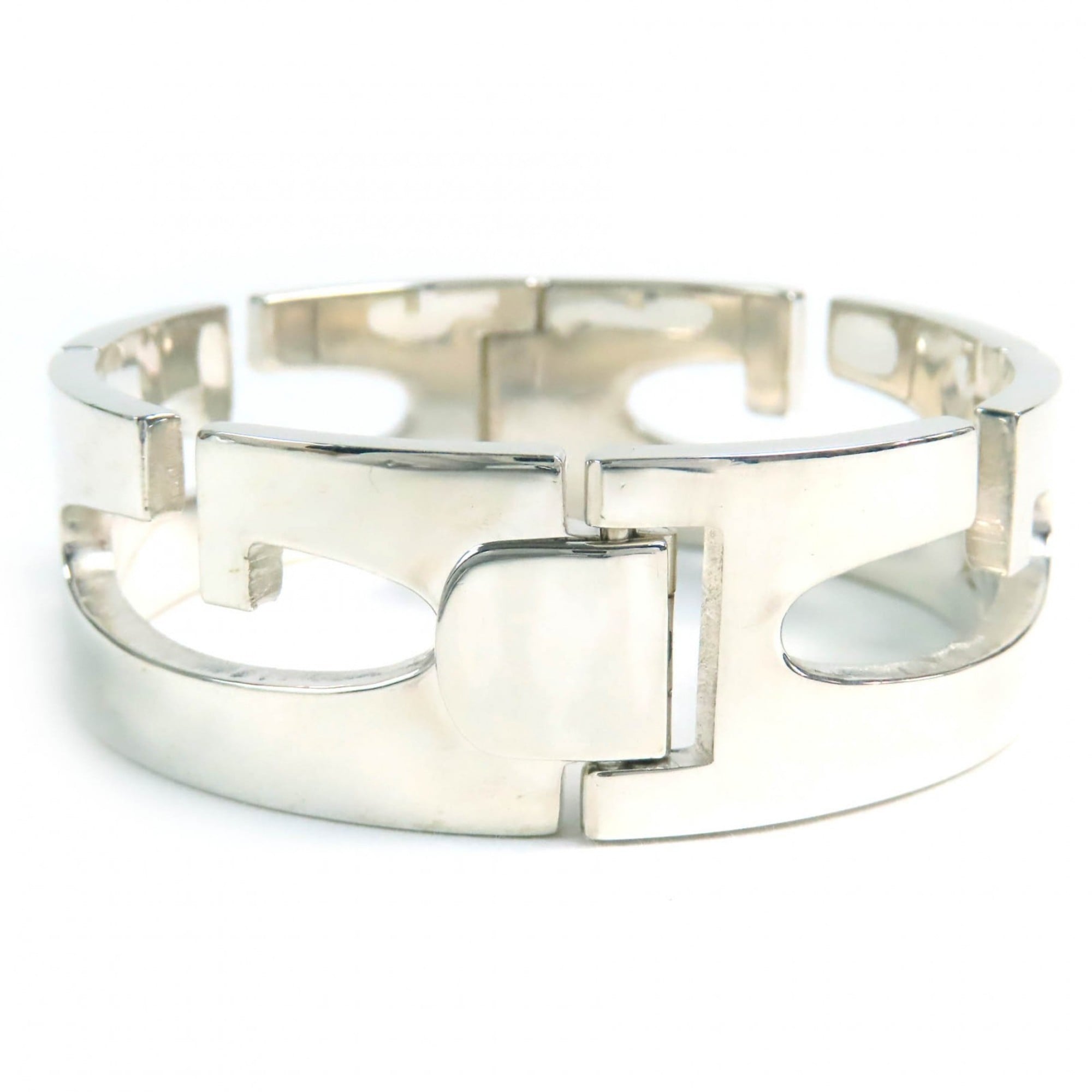 G Bangle Bracelet Sterling Silver