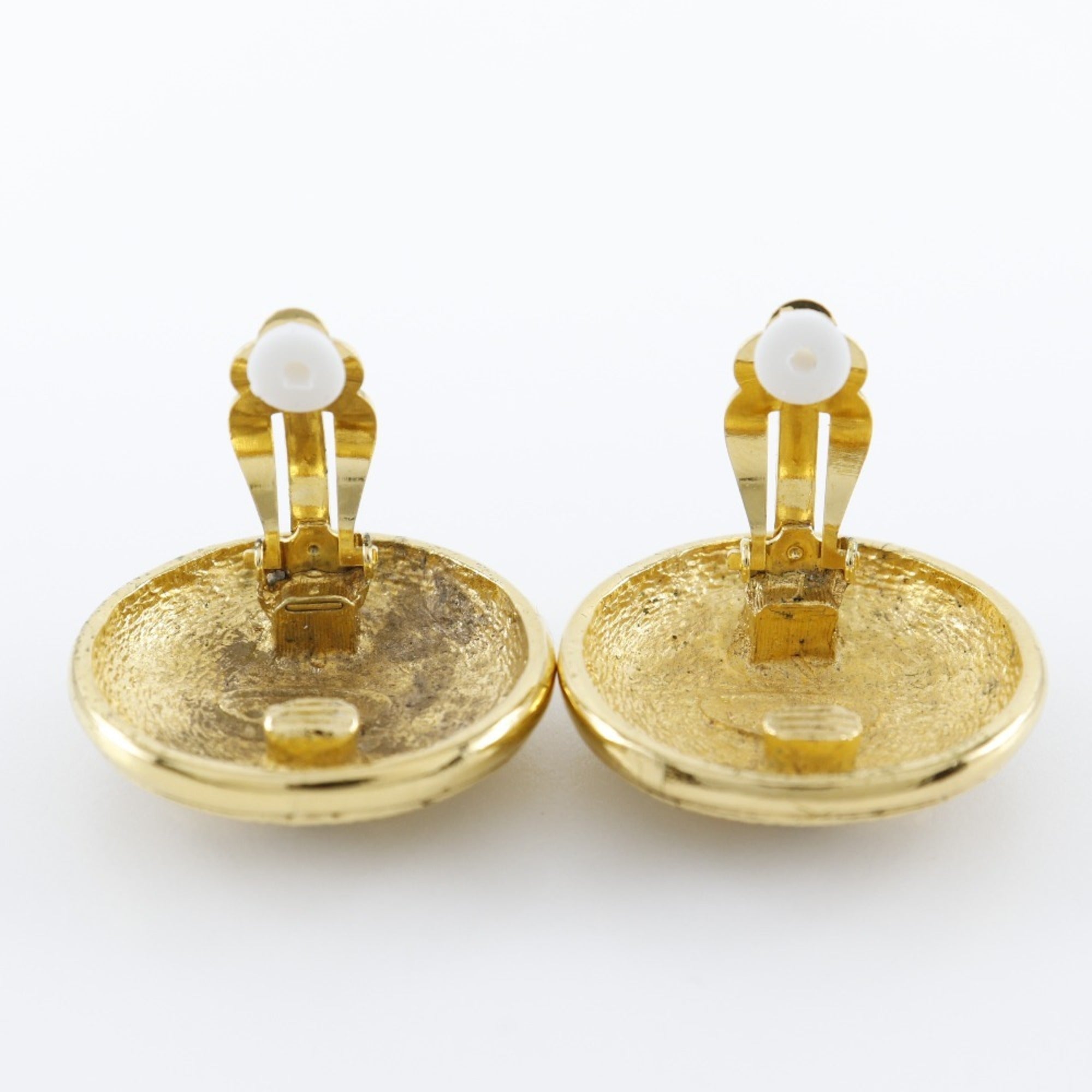 CC Logo Clip-On Earrings Metal