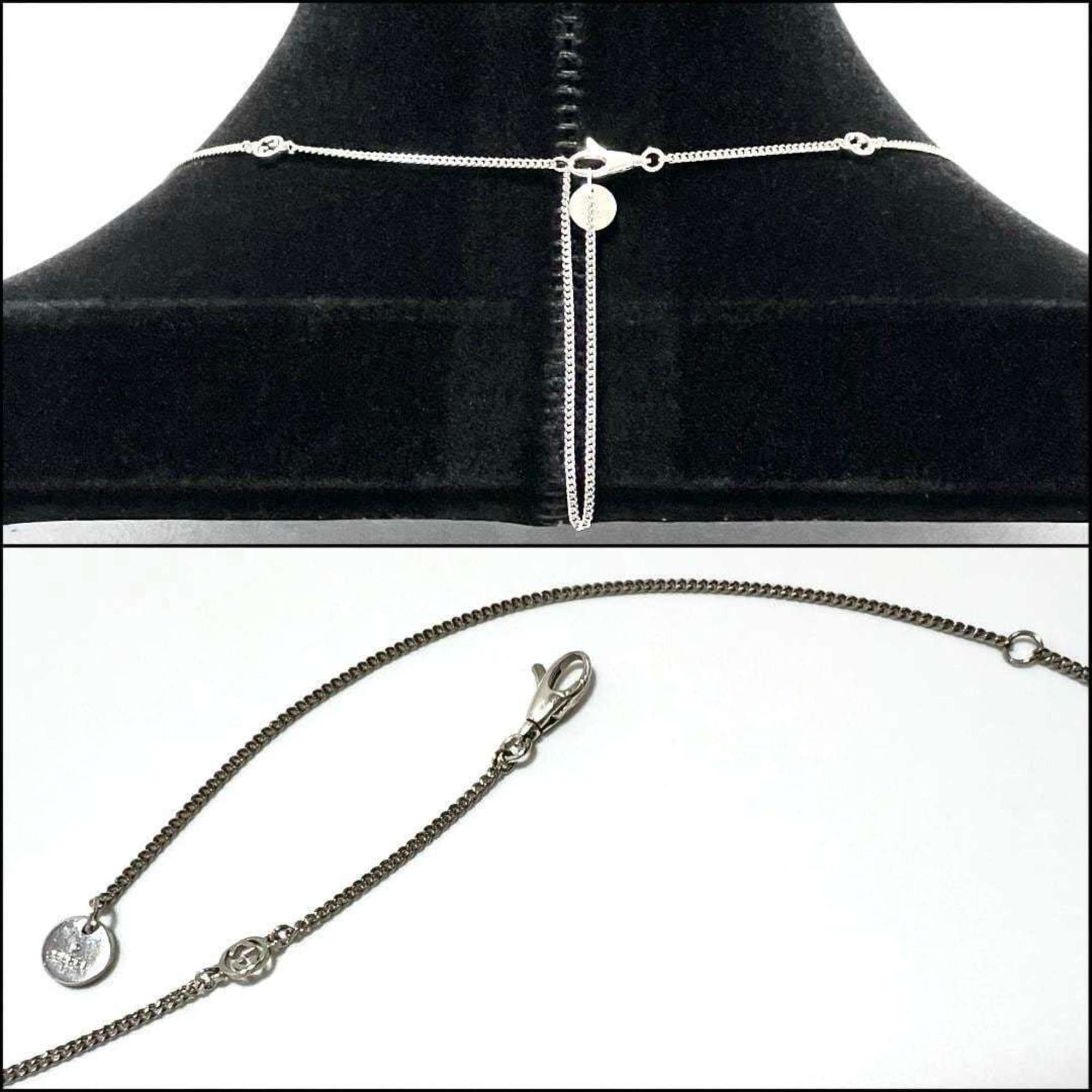Donald Interlocking Pendant Necklace Sterling Silver