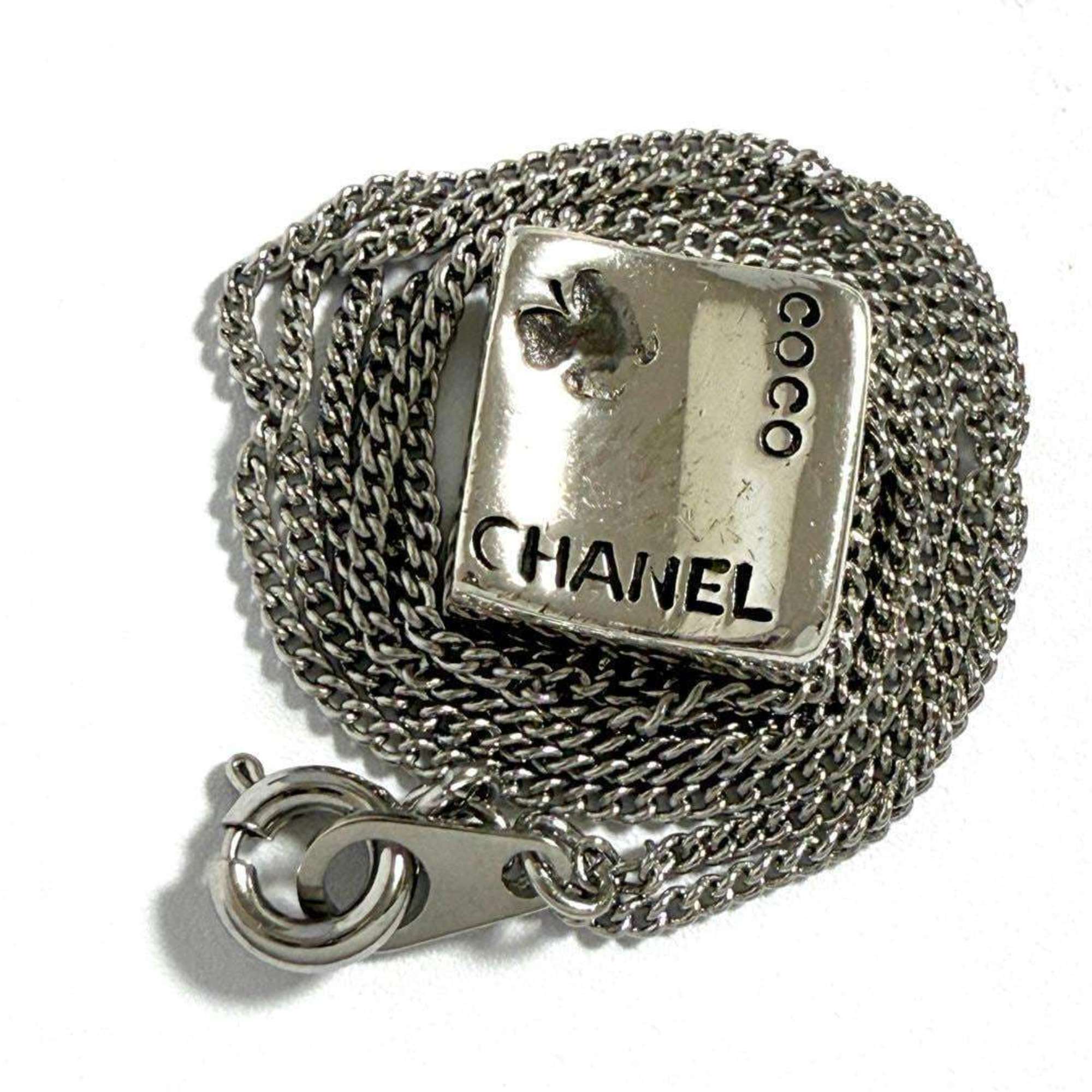 Pendant Necklace Metal and Sterling Silver Coco Camellia Reversible