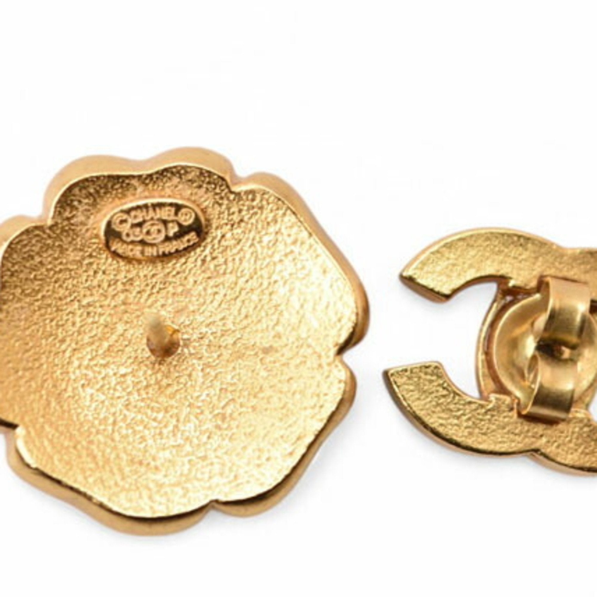 Earrings Gold-Tone Metal