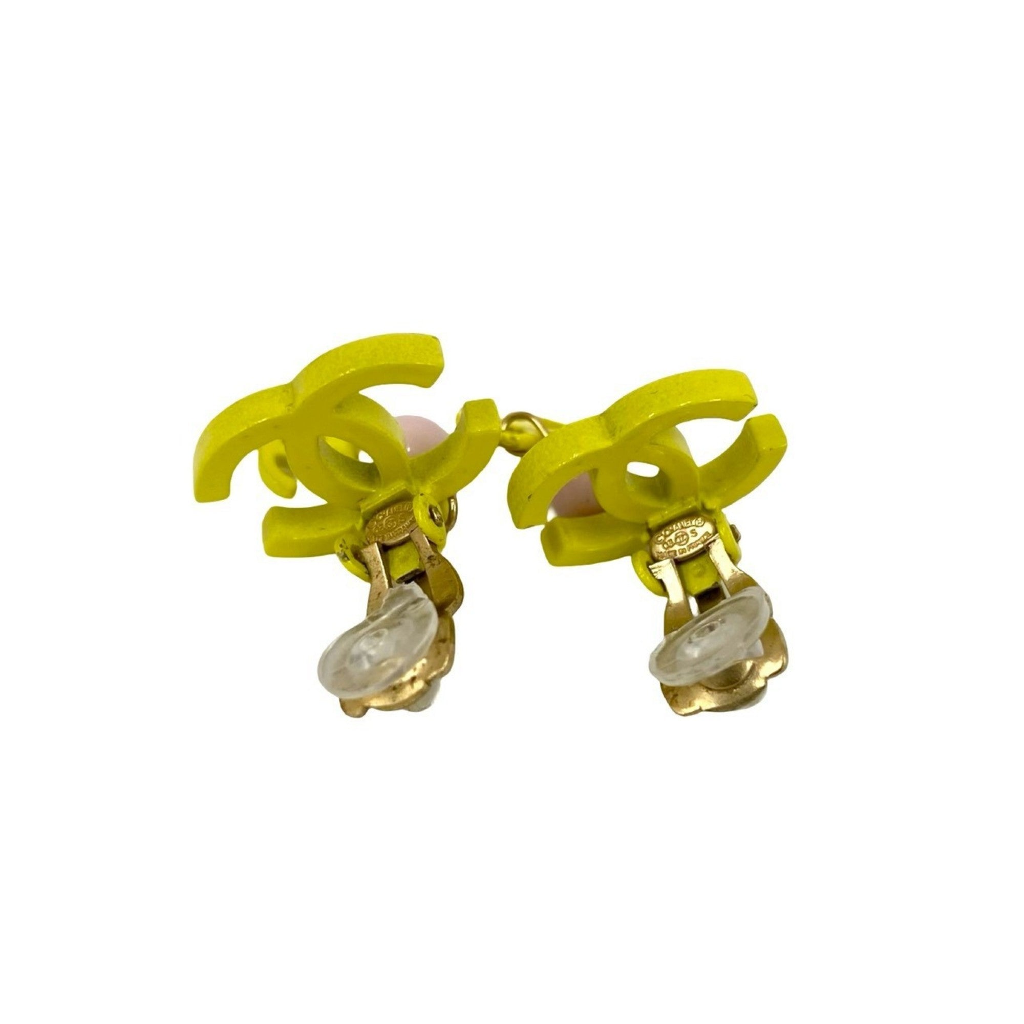 CC Logo Clip-On Earrings Metal