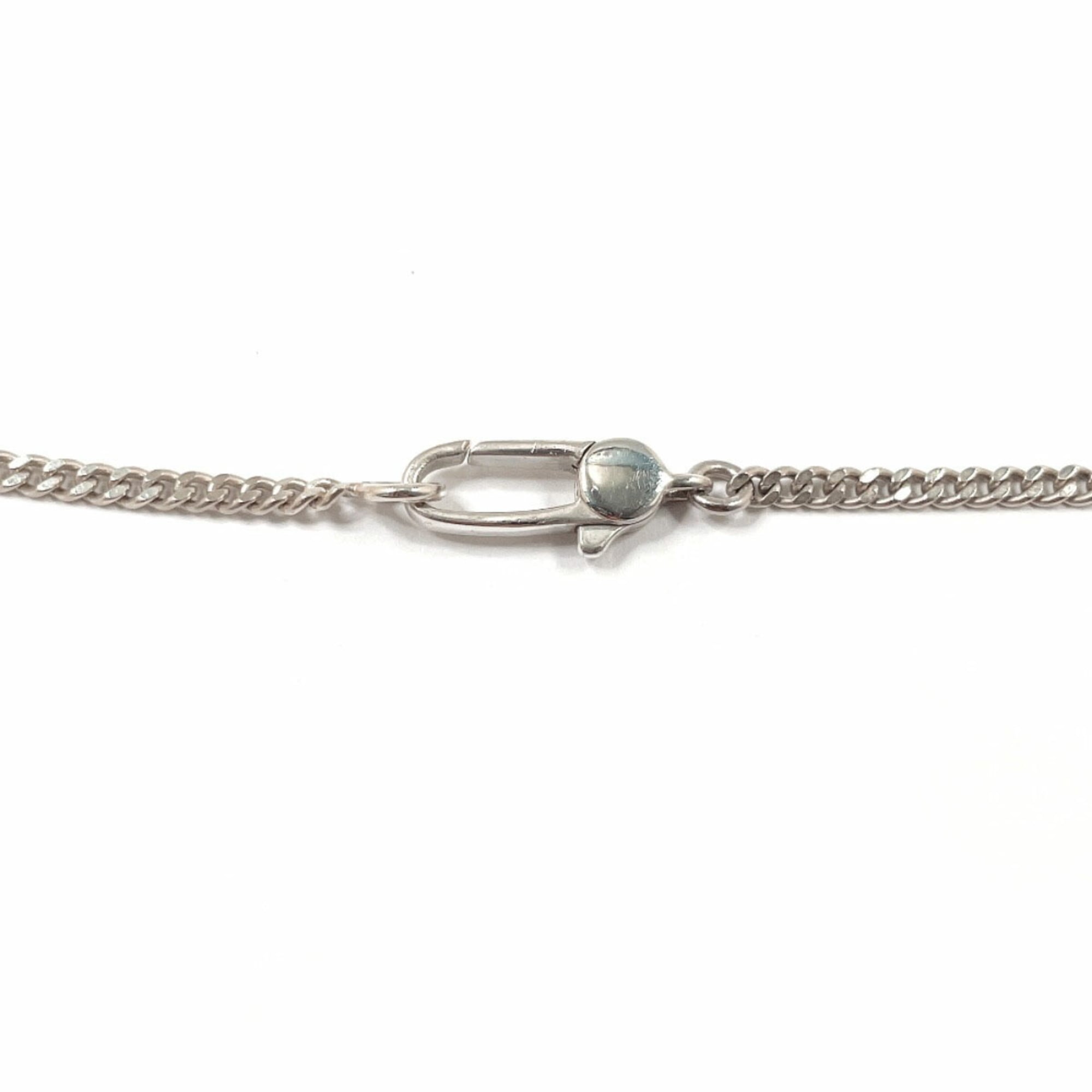 Diamante Sherry Pendant Necklace Sterling Silver